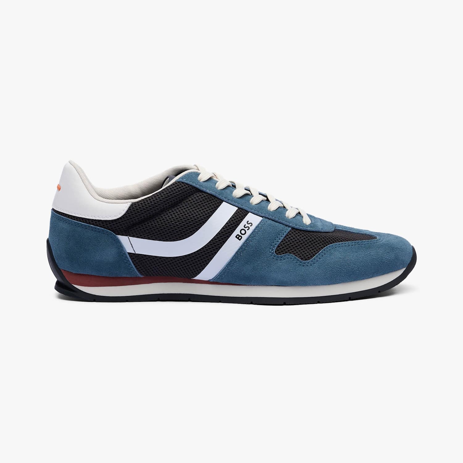 Boss Men's Trainers runner trainers - 7 - Navy Mix - Available at M&S