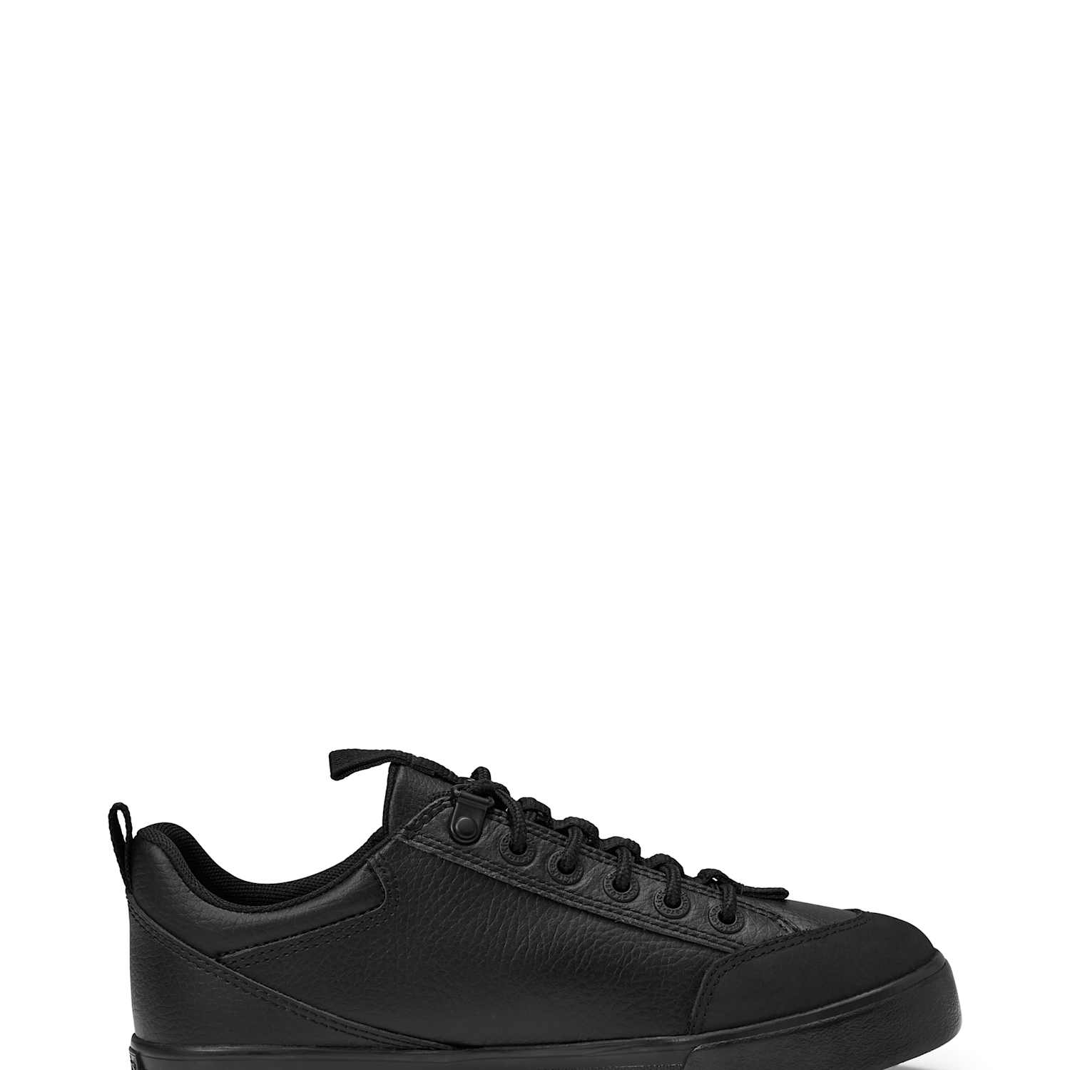 Kickers Boys Leather Lace School Trainers (3 Large-6 Large) - 3 - Black - Available at M&S