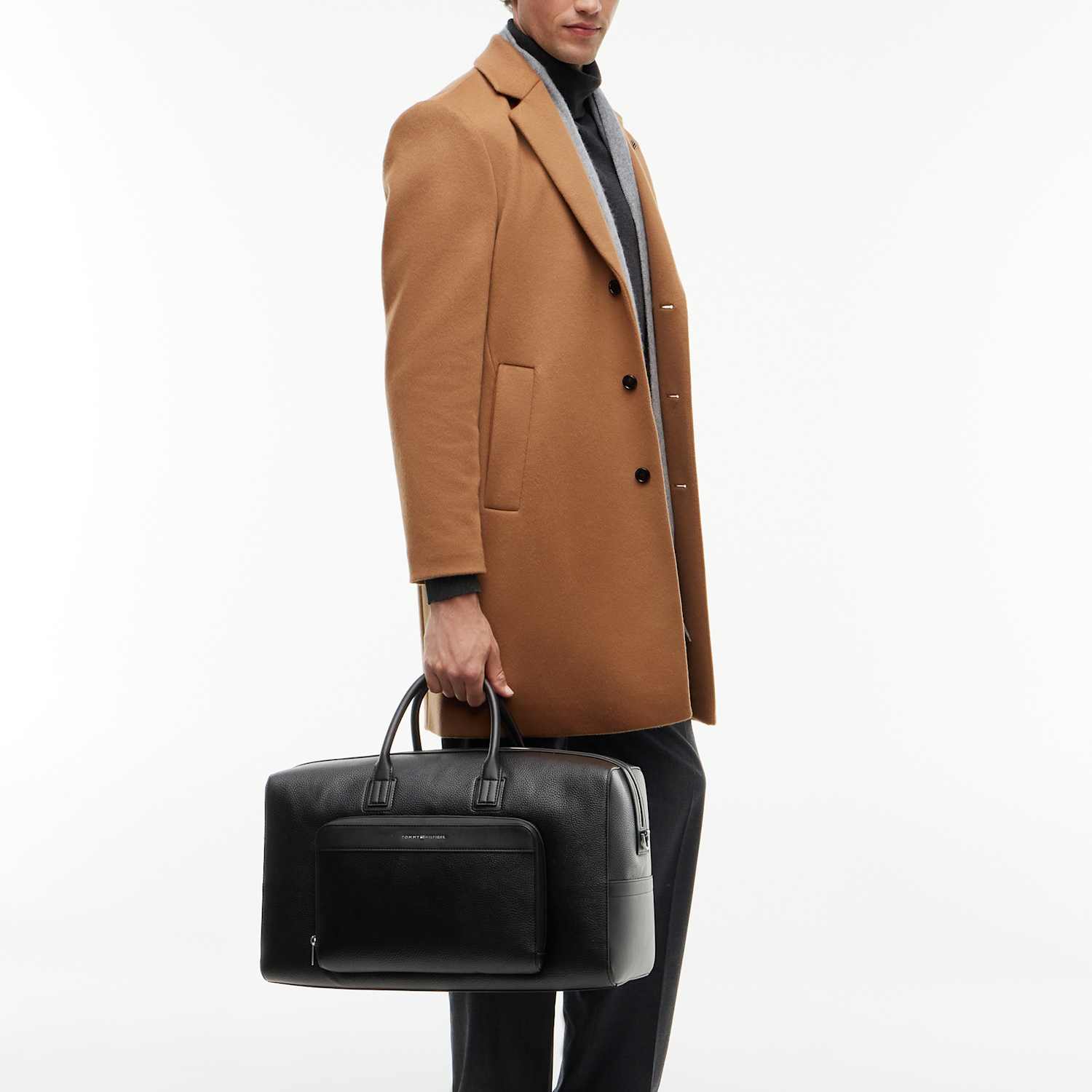 Tommy Hilfiger Men's Zip Weekend Bag - Black - Available at M&S