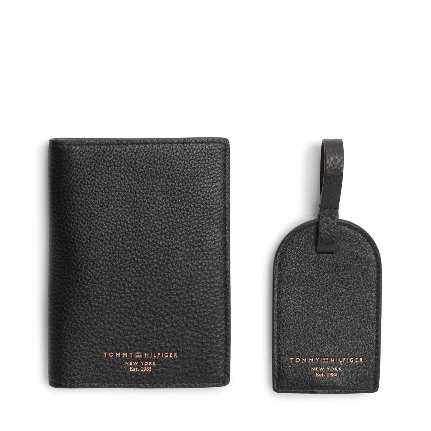 Tommy Hilfiger Men's Leather Zip Wallet - Black - Available at M&S
