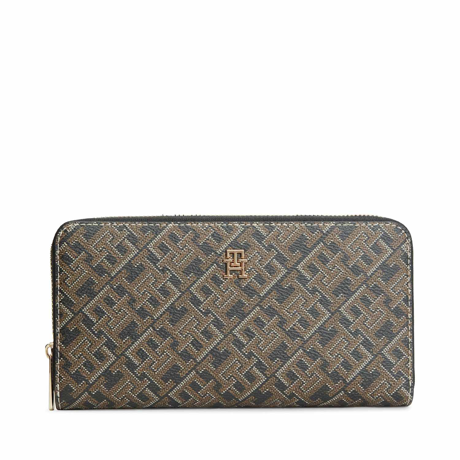 Tommy Hilfiger Men's Zip Wallet - Black Mix - Available at M&S