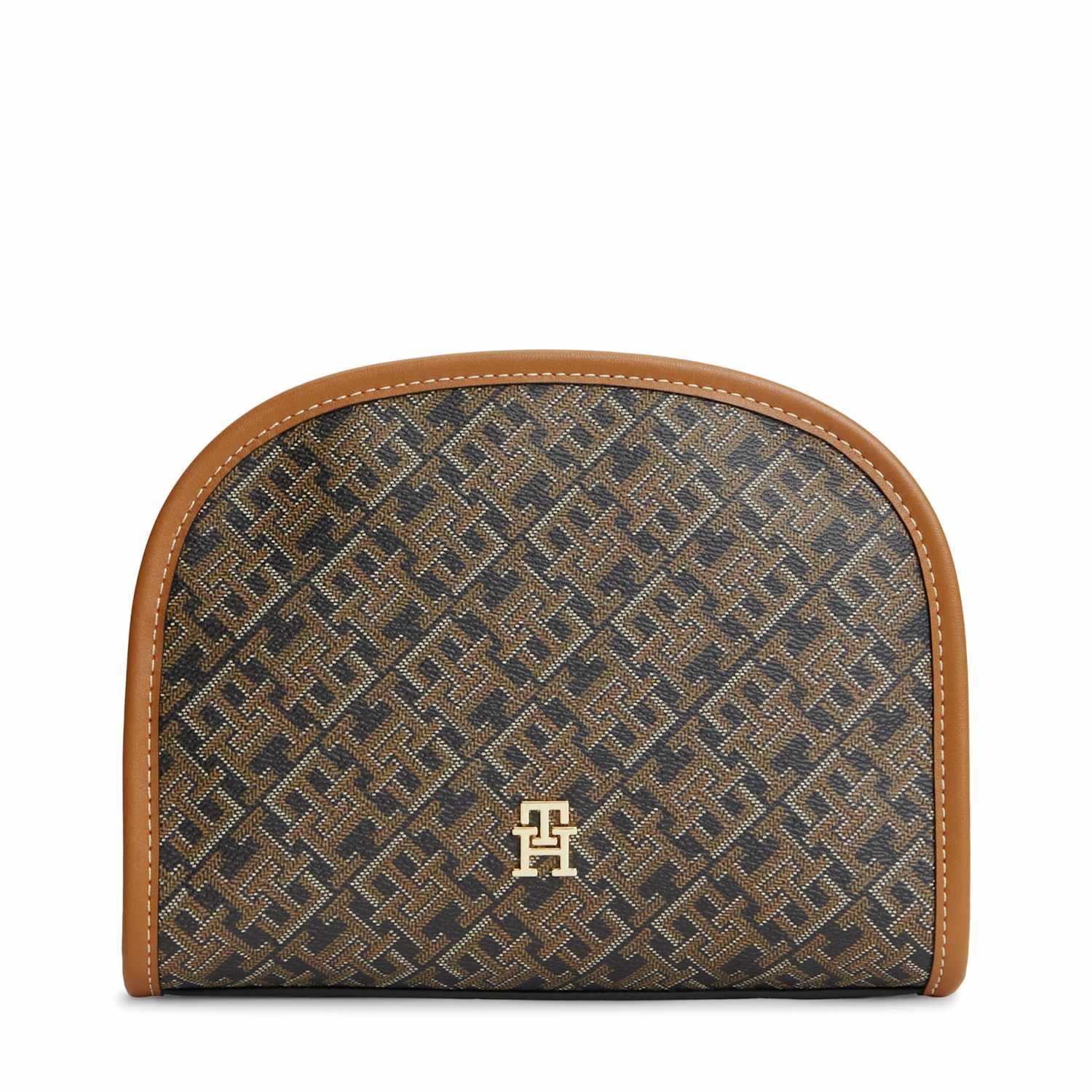 Tommy Hilfiger Men's Zip Printed Washbag - Black Mix - Available at M&S