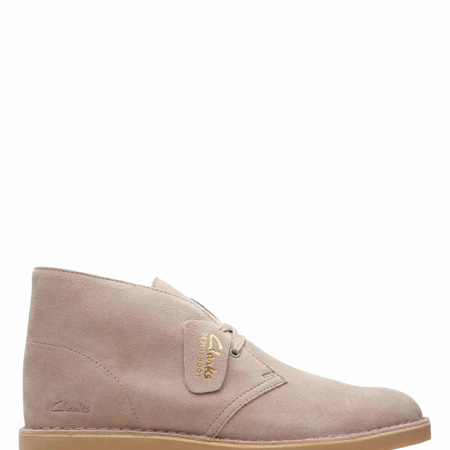 Clarks Men's Suede Desert Boots - 8 - Sand - Available at M&S