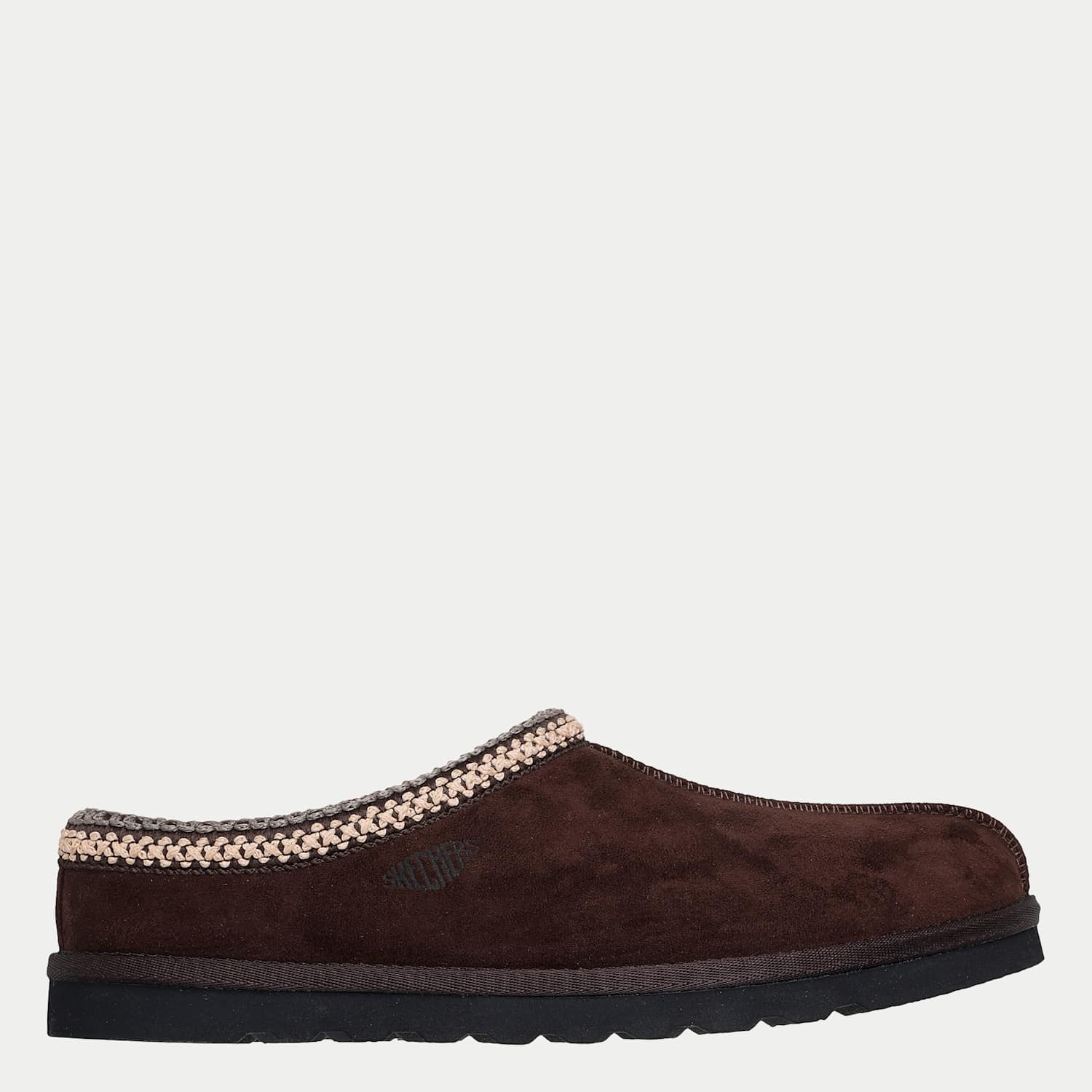 Skechers Men's Renten Faux Suede Mule Slippers - 10 - Chocolate - Available at M&S