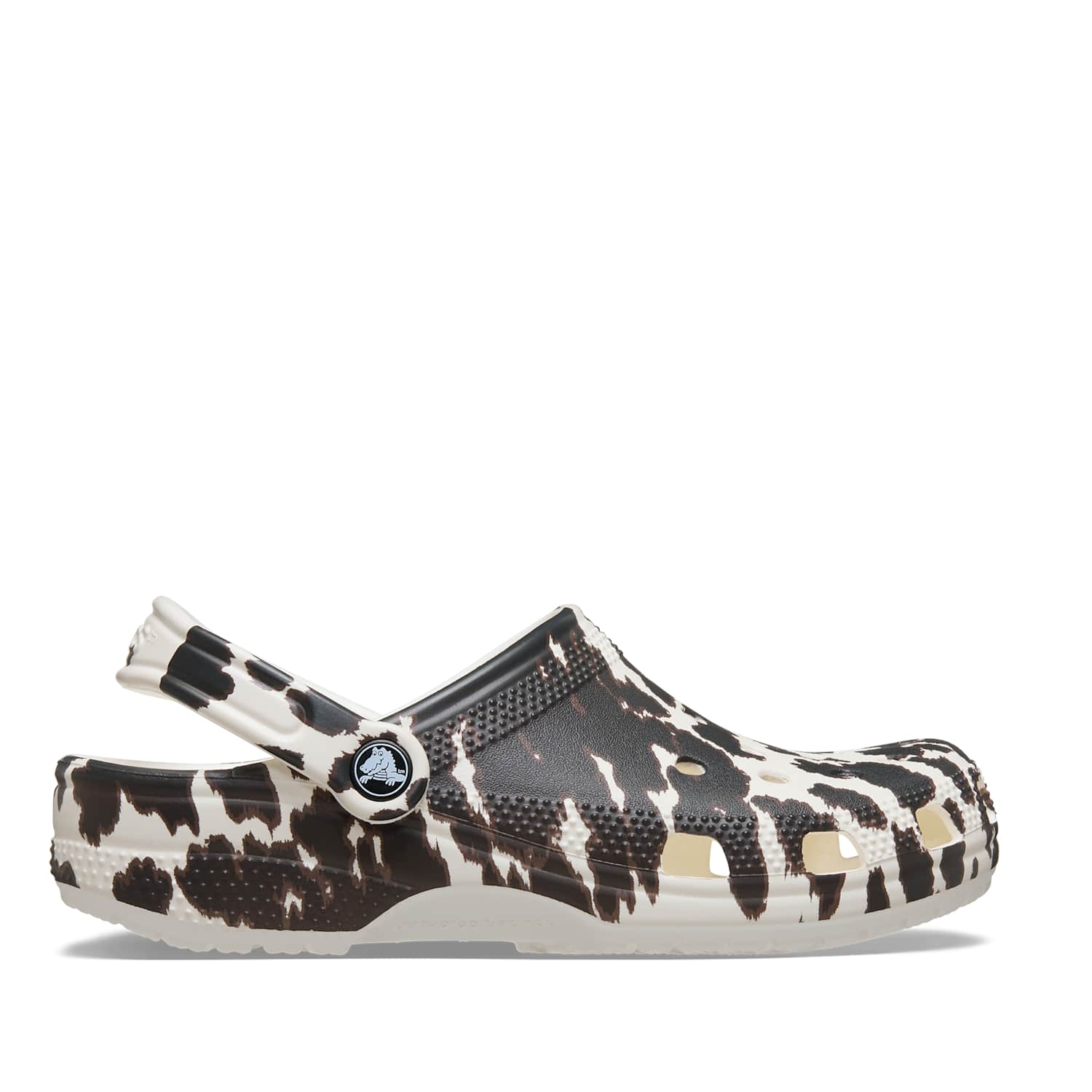 Crocs Women's Classic Pop Animal Print Flat Clogs - 9 - Neutral - Available at M&S