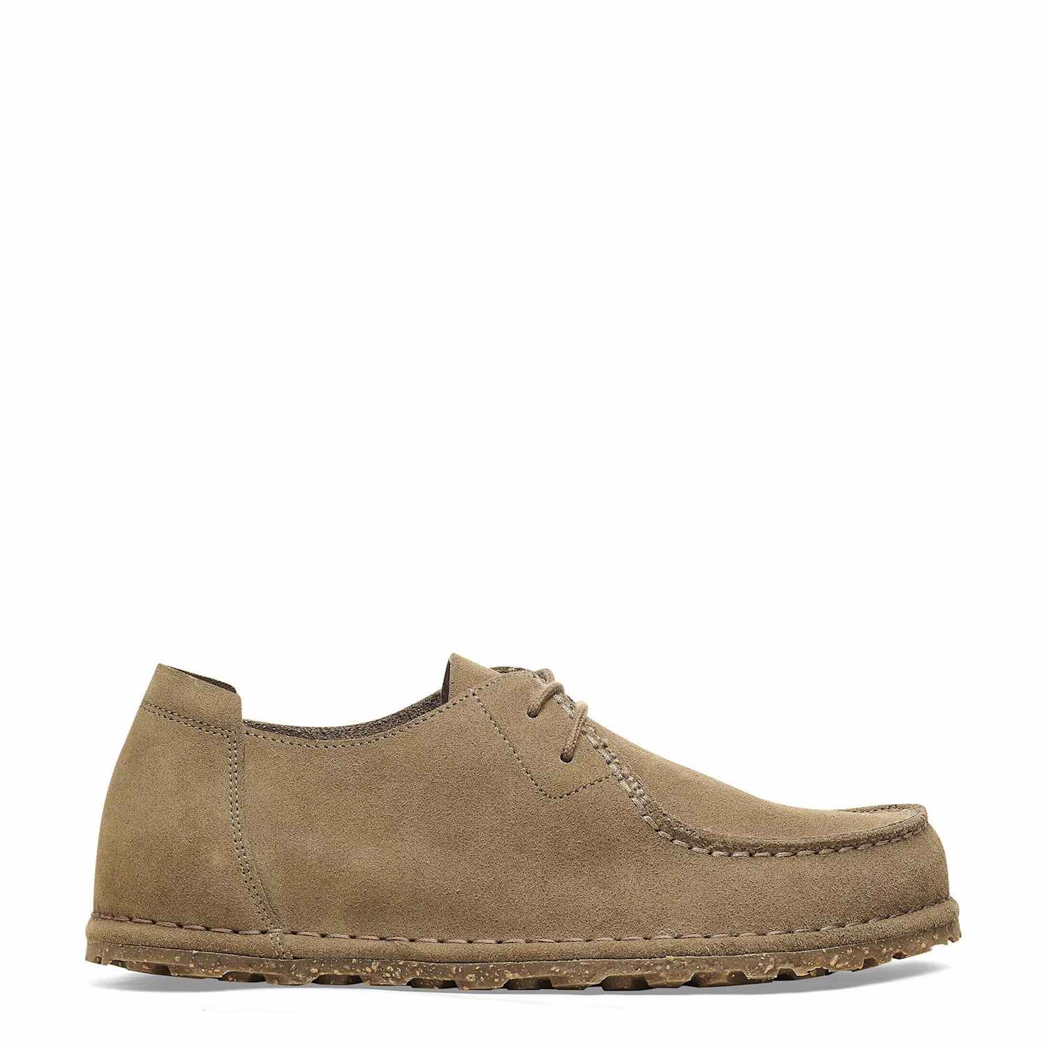 Birkenstock Women's Suede Lace Up Flat Moccasins - 3½ - Grey - Available at M&S