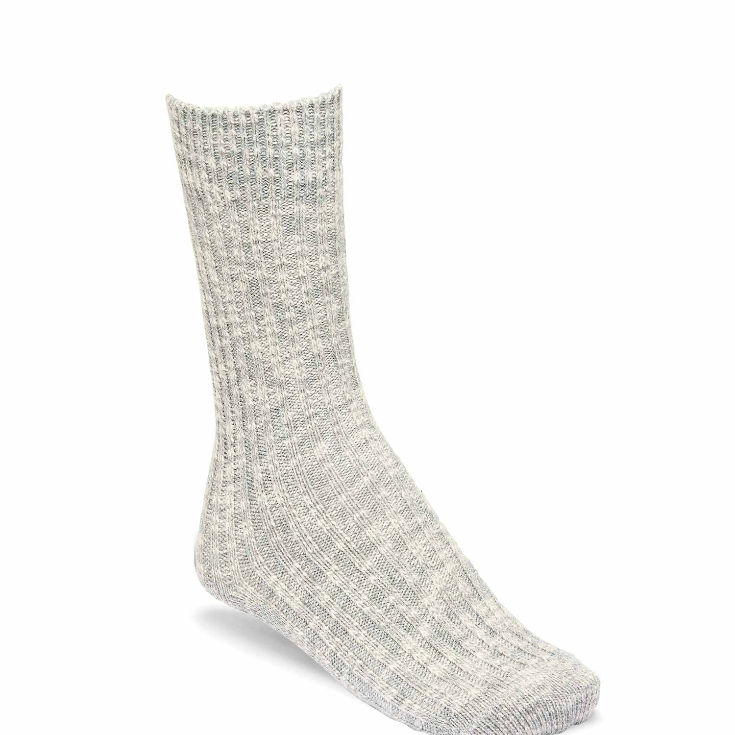 Birkenstock Women's Cotton Rich Ankle High Socks - Medium - Grey Mix - Available at M&S