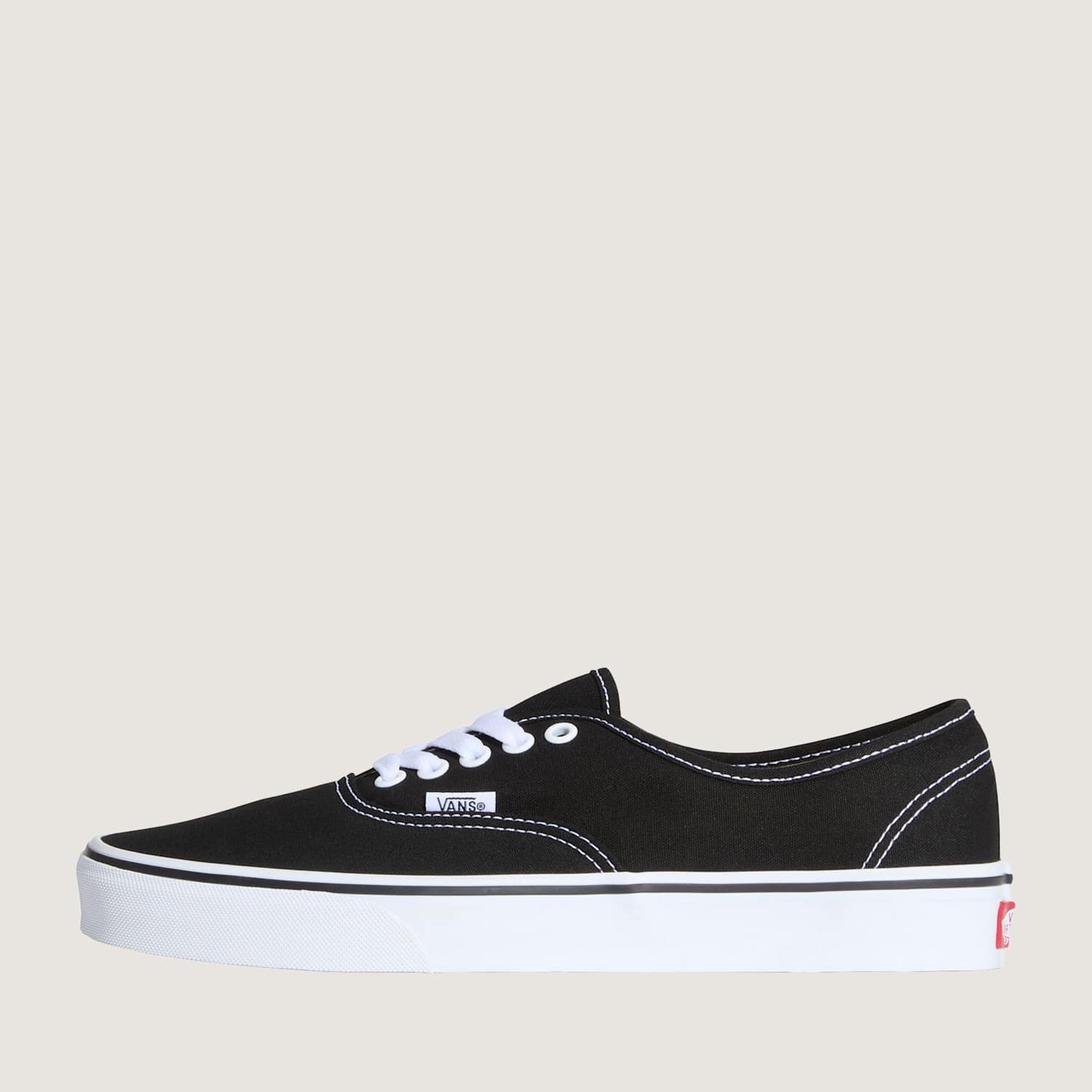 Vans Women's Authentic Trainers - 11 - Black - Available at M&S