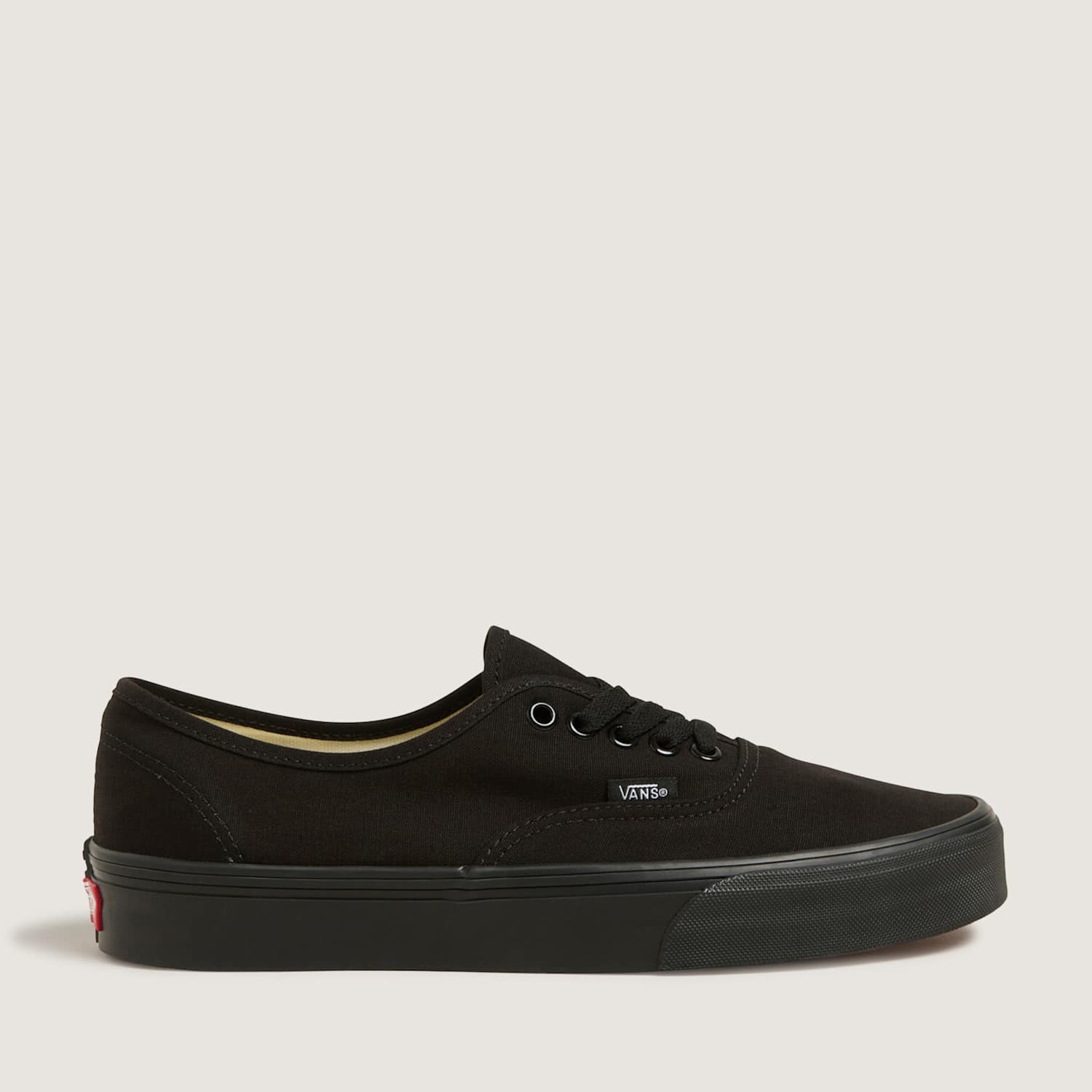 Vans Women's Authentic Trainers - 7 - Black/Black - Available at M&S