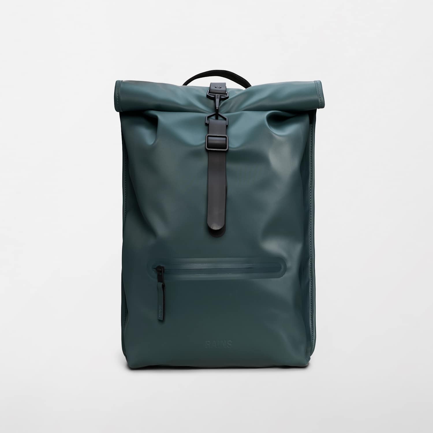 Rains Men's Rolltop Waterproof Backpack - Dark Green - Available at M&S