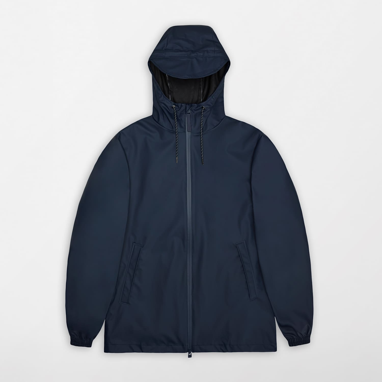 Rains Women's Storm Breaker Hooded Waterproof Coat - XL - Navy - Available at M&S