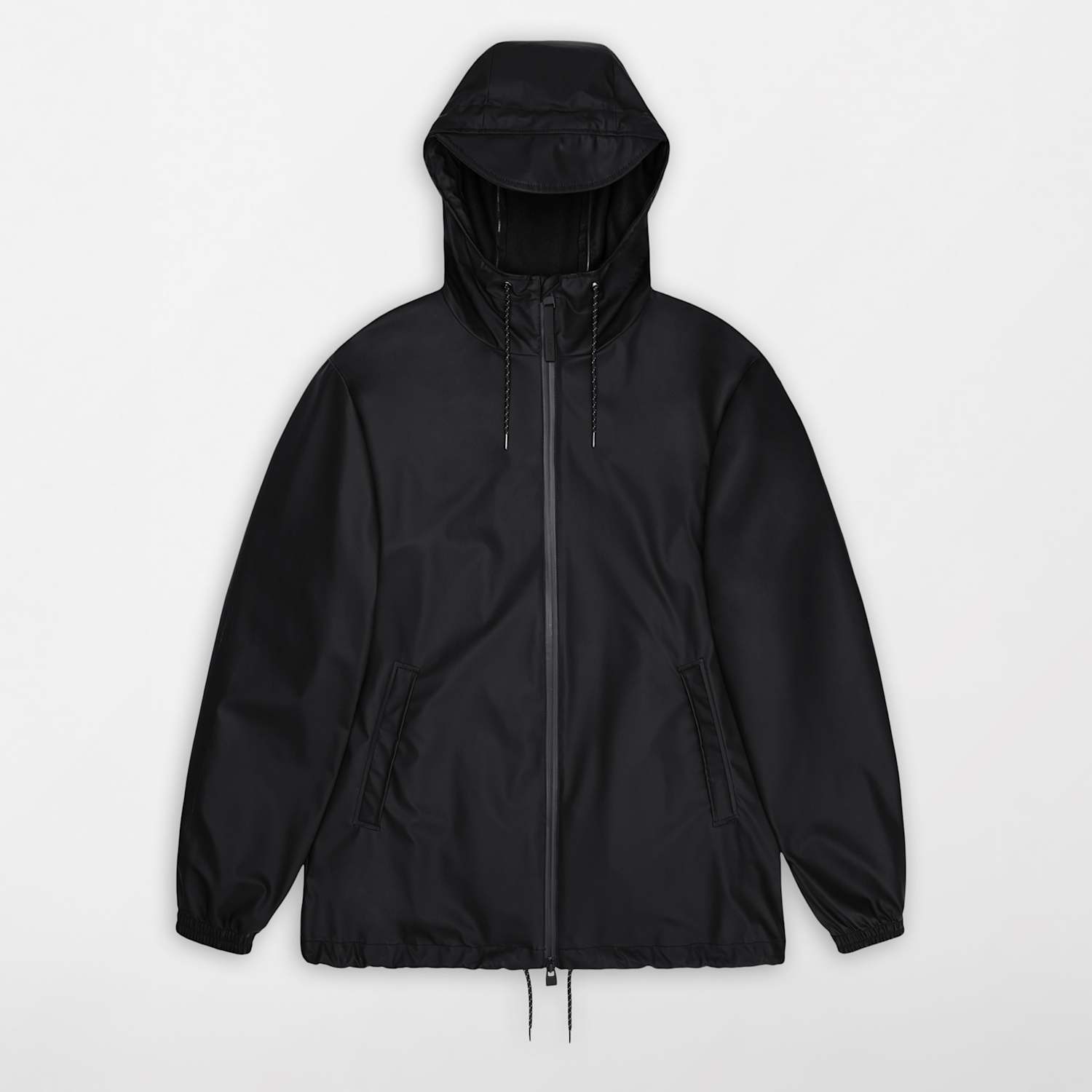 Rains Women's Storm Breaker Hooded Waterproof Coat - XL - Black - Available at M&S