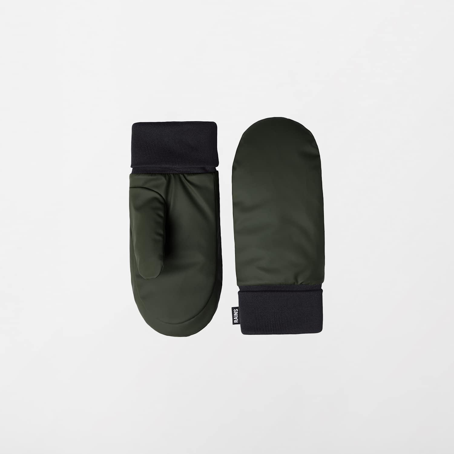 Rains Women's Alta Puffer Waterproof Mittens - Medium-Large - Dark Green - Available at M&S