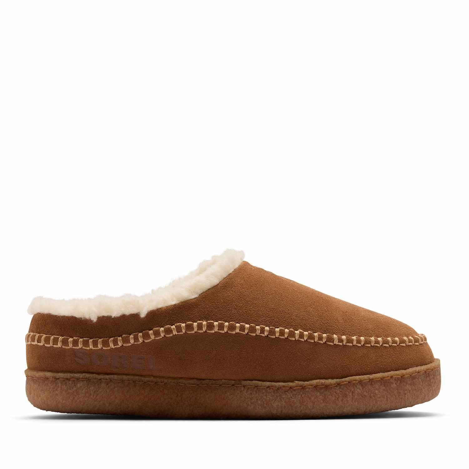 Sorel Men's Leather Mule Slippers - 9 - Light Brown - Available at M&S