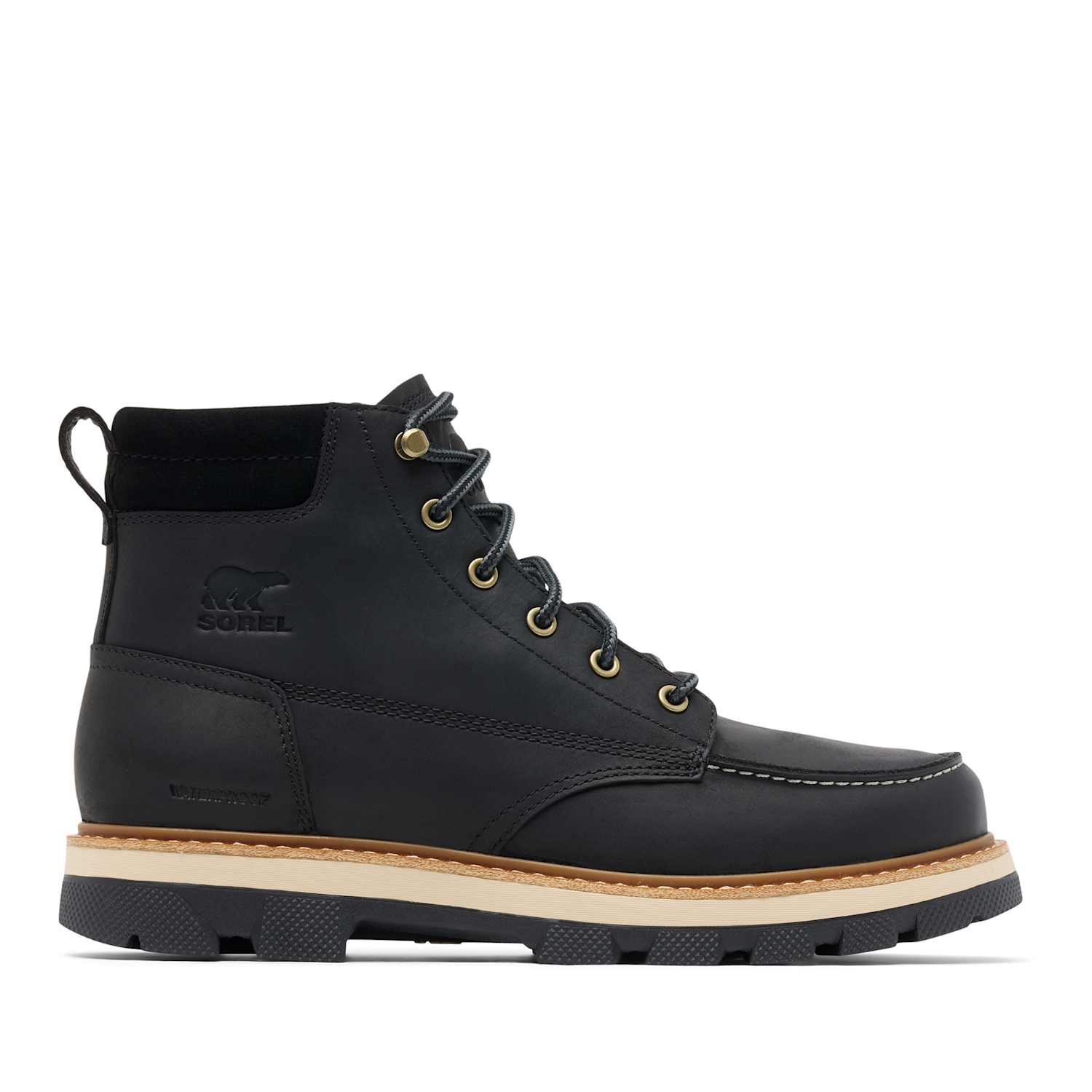 Sorel Men's Lark-47 Waterproof Lace Up Casual Boots - 9 - Black - Available at M&S
