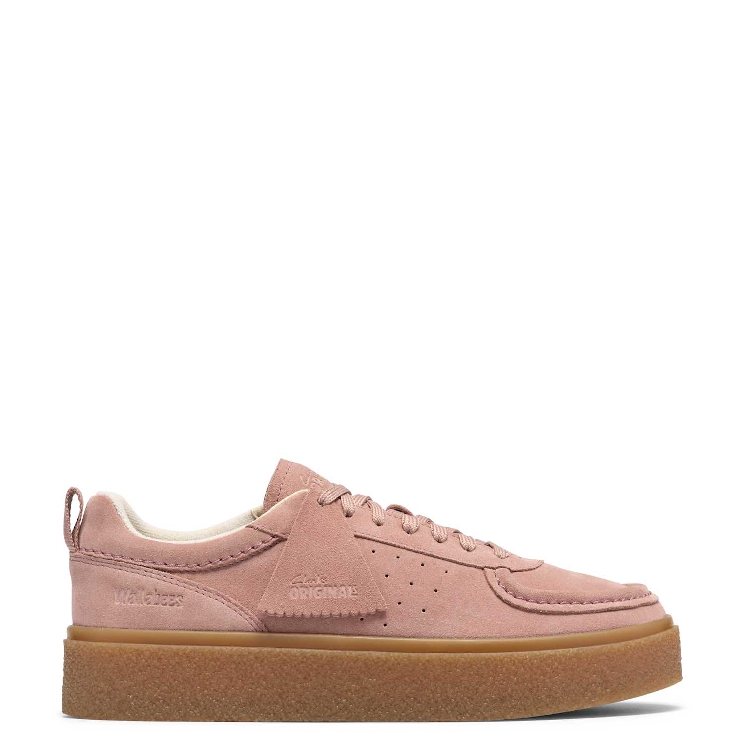 Clarks Women's Originals Boxbee Walla Suede Shoes - 5 - Dusky Rose - Available at M&S
