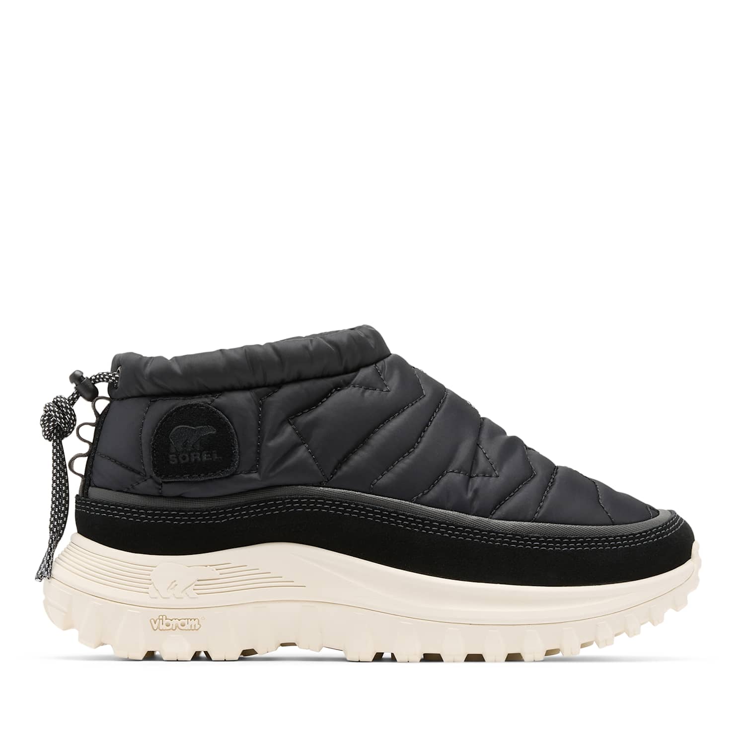 Sorel Women's Leather Slip On Boots - 7 - Black Mix - Available at M&S