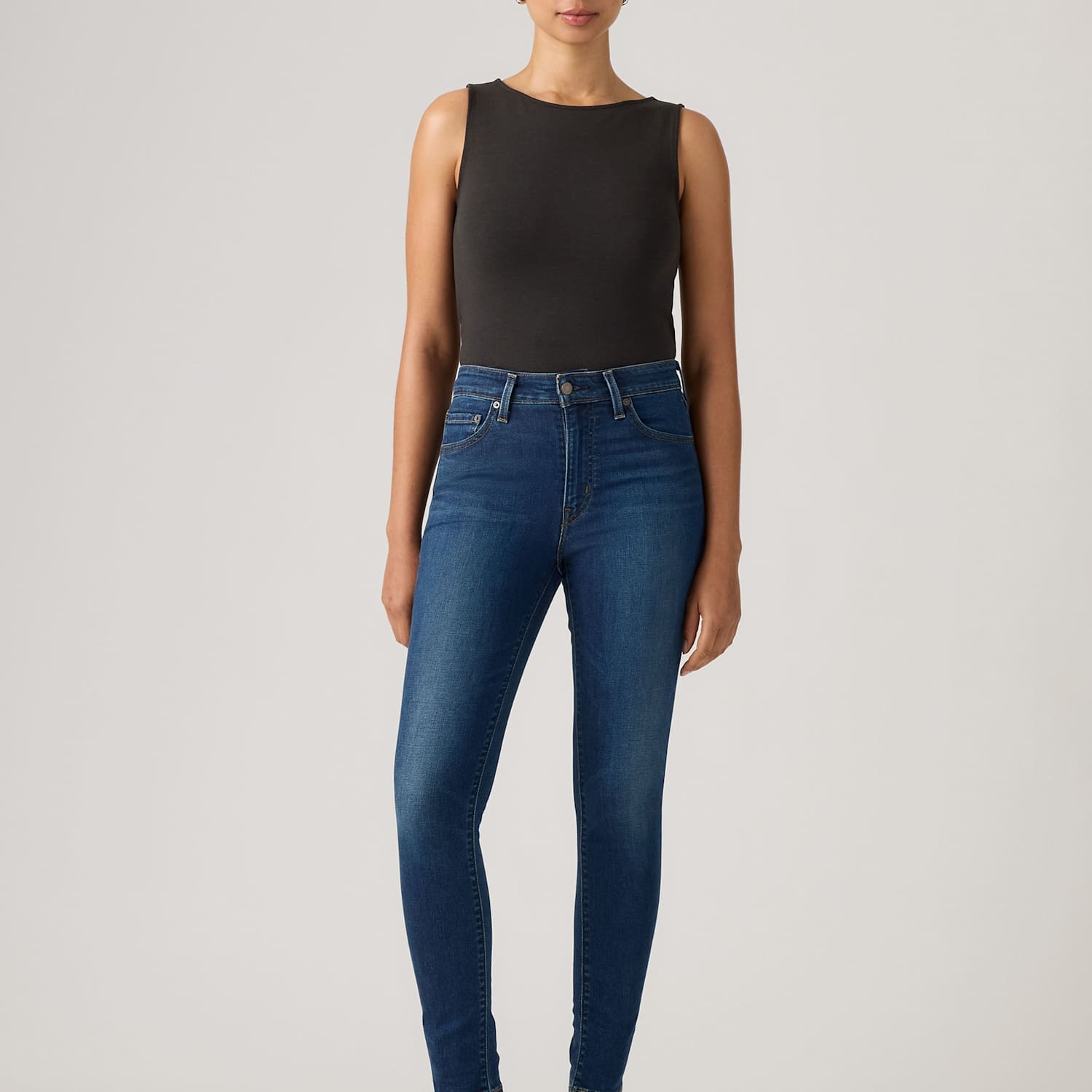 Levi's Women's 721 High Rise Skinny Jeans - 31/30in - Dark Blue - Available at M&S