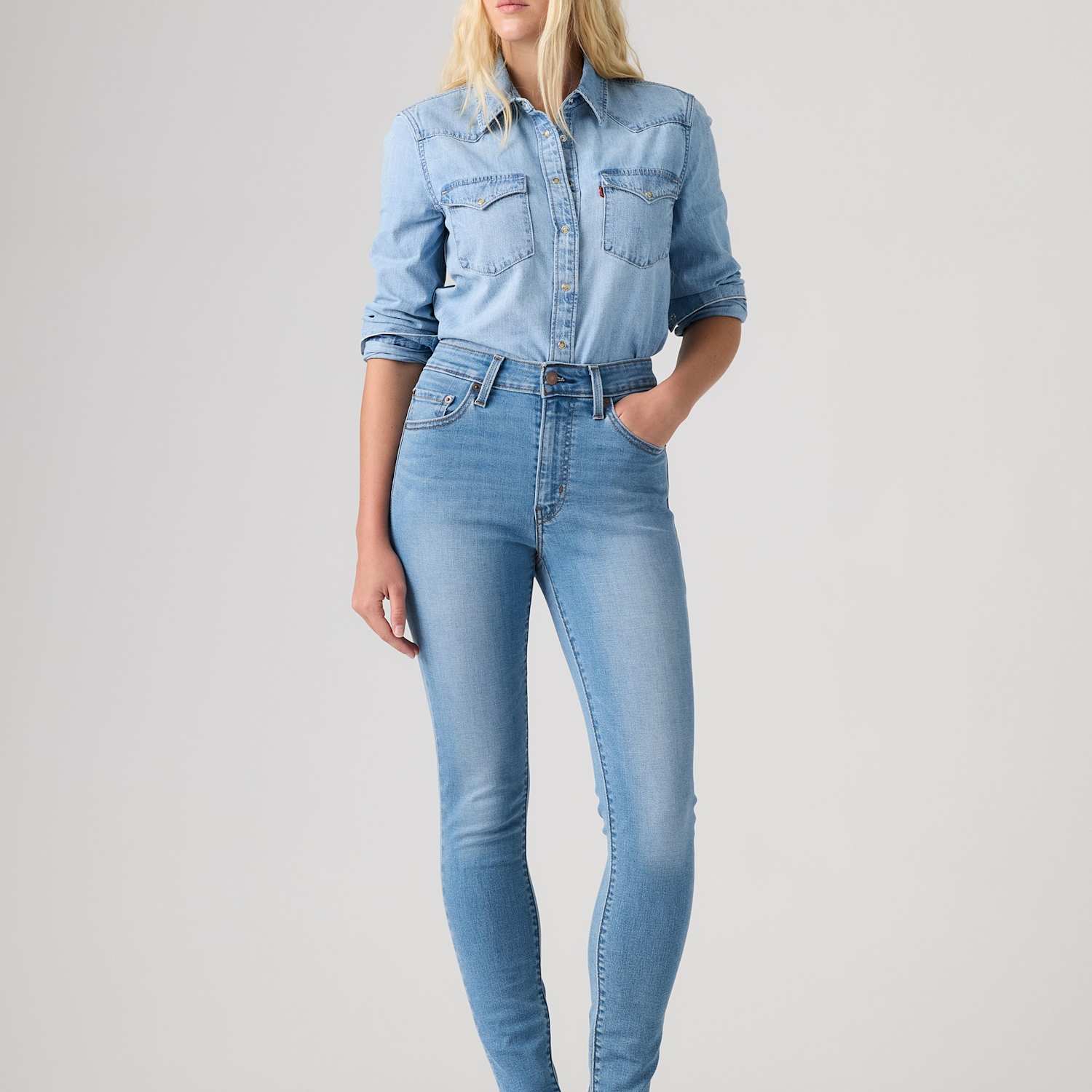 Levi's Women's 721 High Rise Skinny Jeans - 31/30in - Mid Blue - Available at M&S