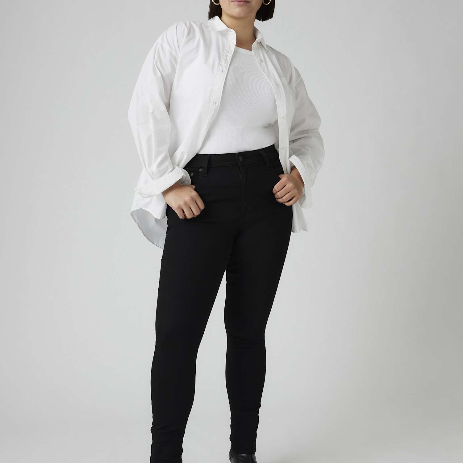 Levi's Women's 721 High Rise Skinny Jeans - 31/32in - Black - Available at M&S