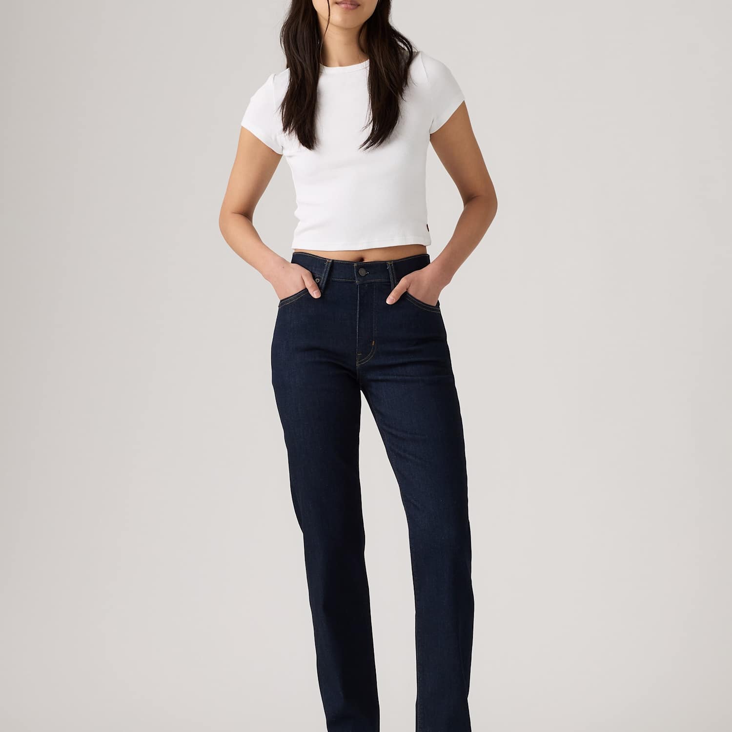 Levi's Women's 722 High Rise Slim Jeans - 31/31in - Indigo - Available at M&S