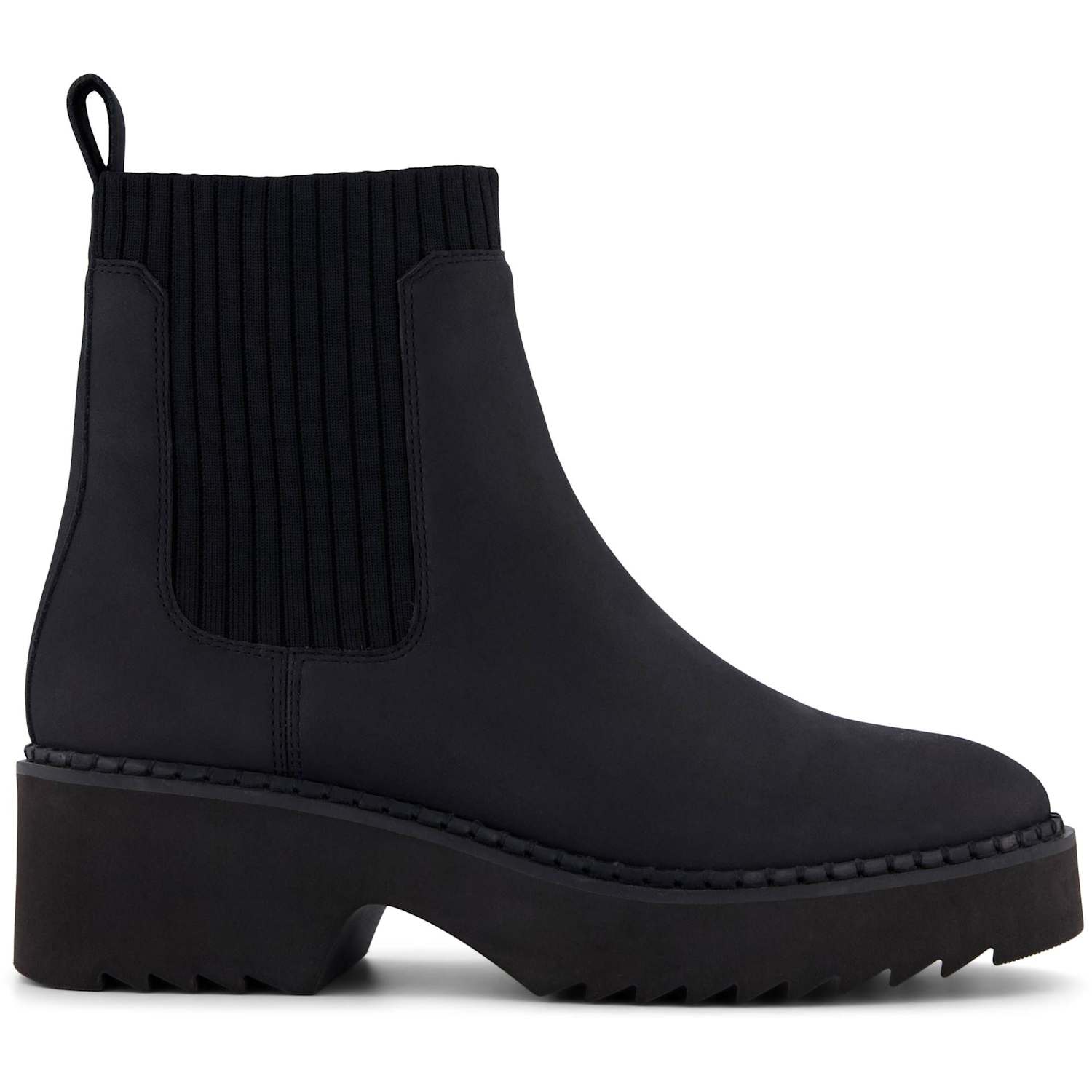 Toms Women's Millie Leather Chelsea Ankle Boots - 6 - Black - Available at M&S