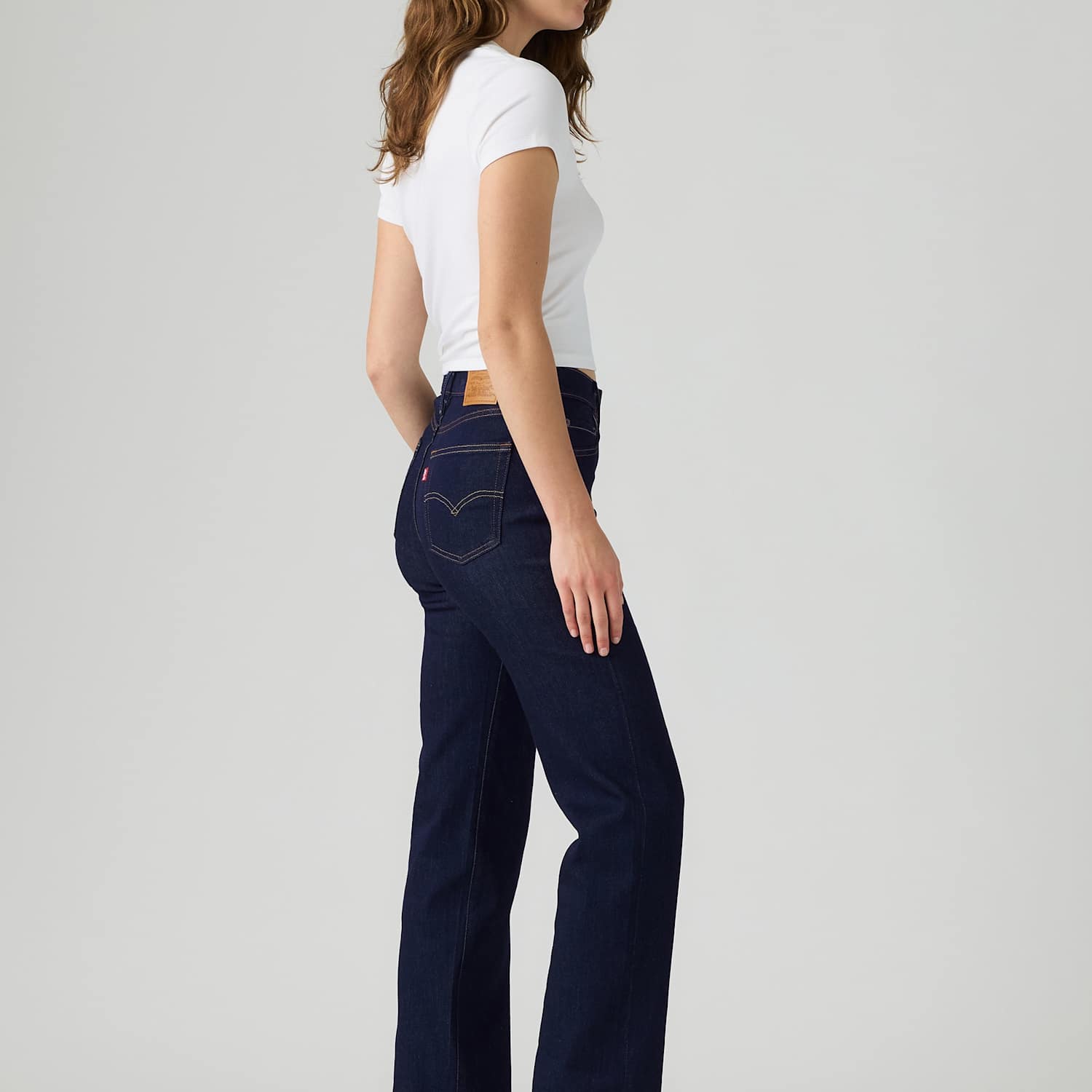 Levi's Women's 723 High Rise Straight Jeans - 31/32in - Indigo - Available at M&S