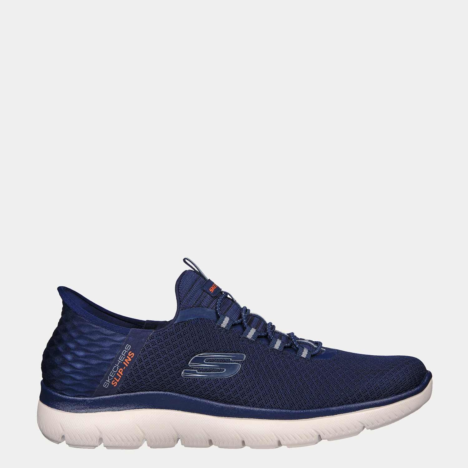 Skechers Men's Wide Fit Summits High Range Slip-ins Trainers - 9 - Navy - Available at M&S