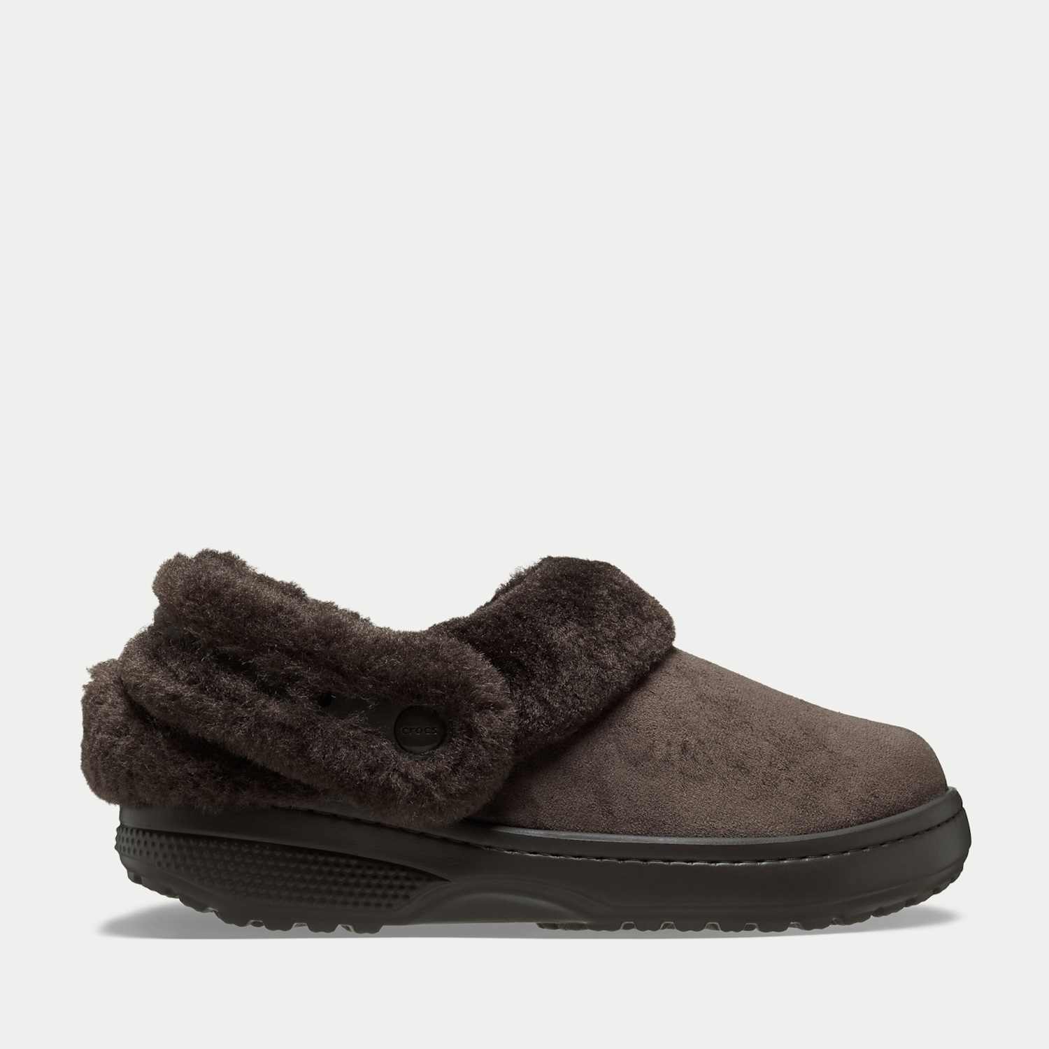 Crocs Women's CI Unfurgtble Faux Fur Lined Clogs - 7 - Dark Brown - Available at M&S