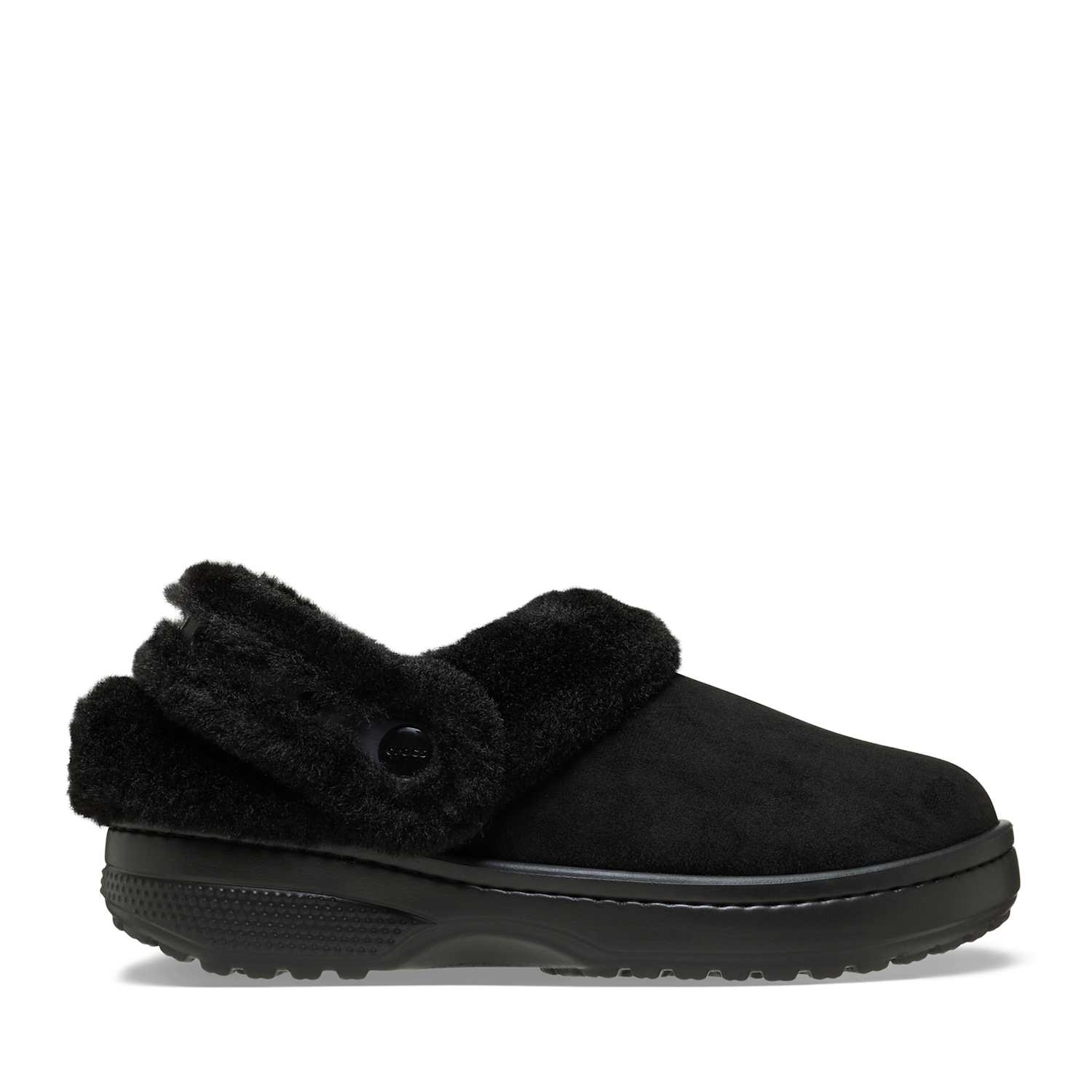 Crocs Women's CI Unfurgtble Faux Fur Lined Clogs - 4 - Black - Available at M&S