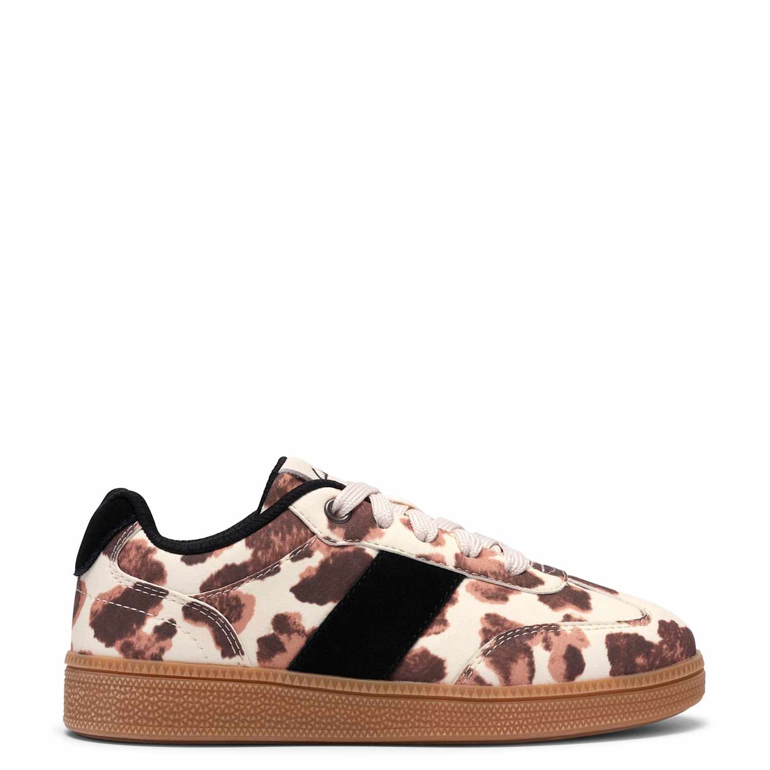 Clarks Girls Cow Print Trainers (7 Small - 9 Small) - Multi - Available at M&S