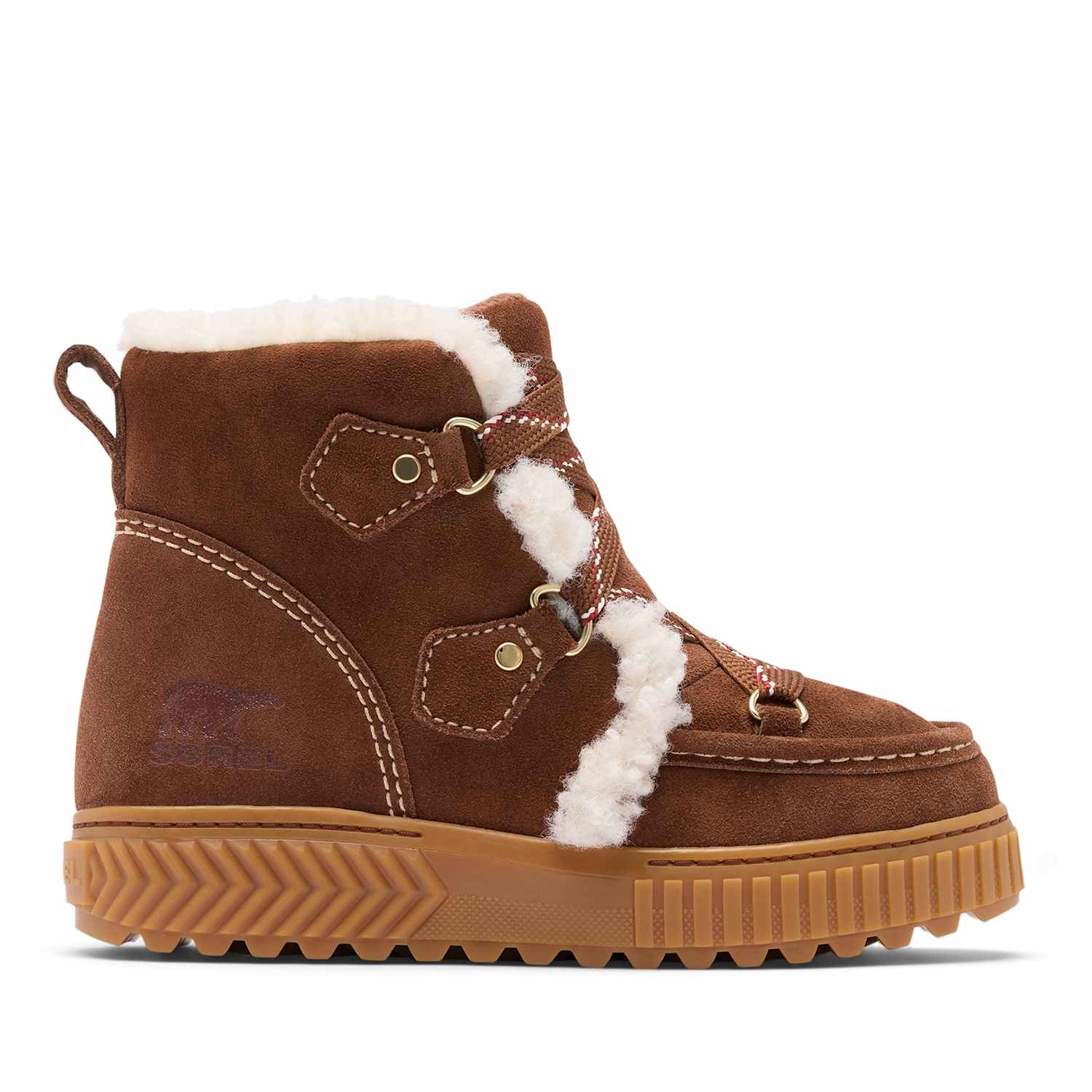 Sorel Women's Suede Ona Ave Alpine Waterproof Ankle Boots - 8 - Brown - Available at M&S