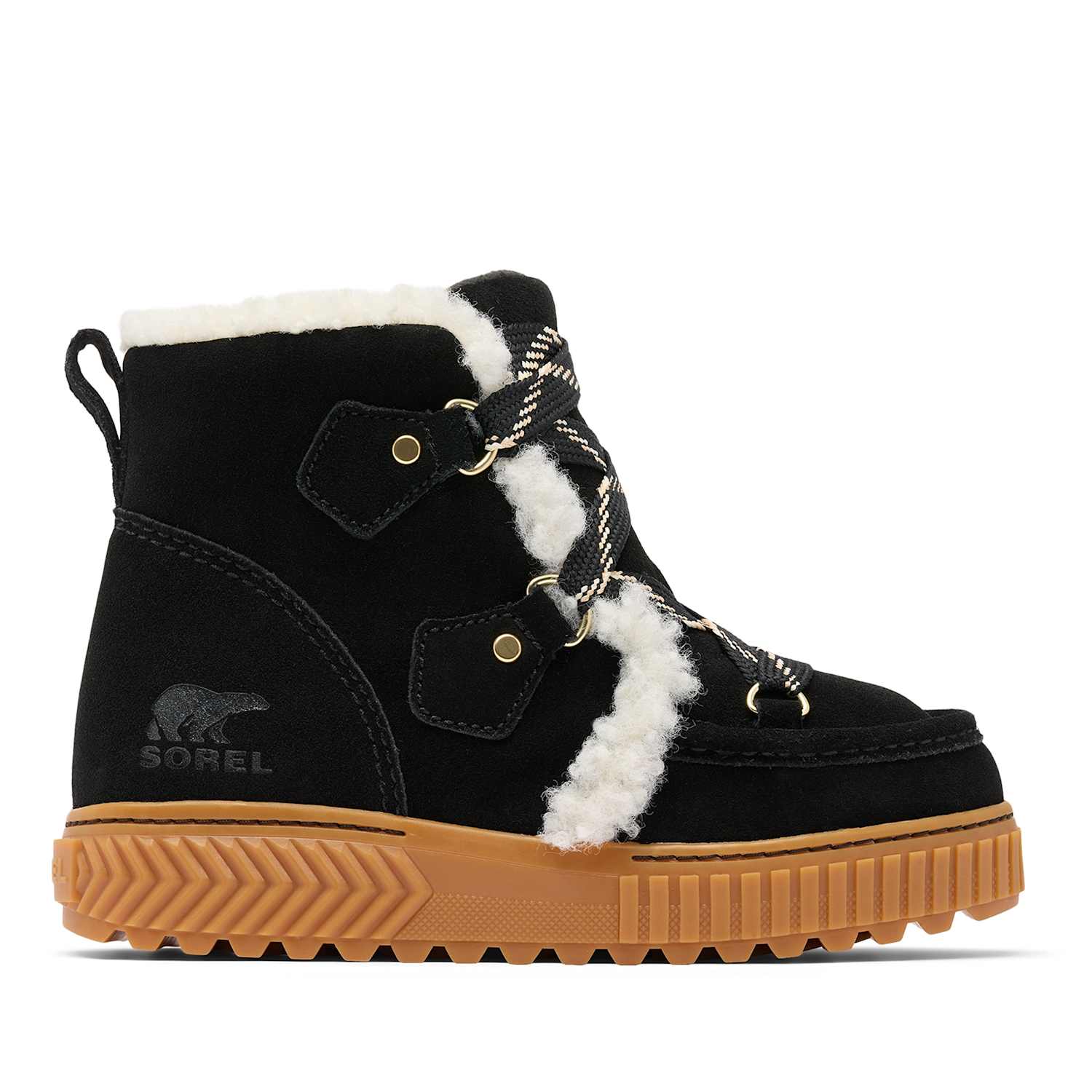 Sorel Women's Suede Ona Ave Alpine Waterproof Ankle Boots - 6 - Black - Available at M&S