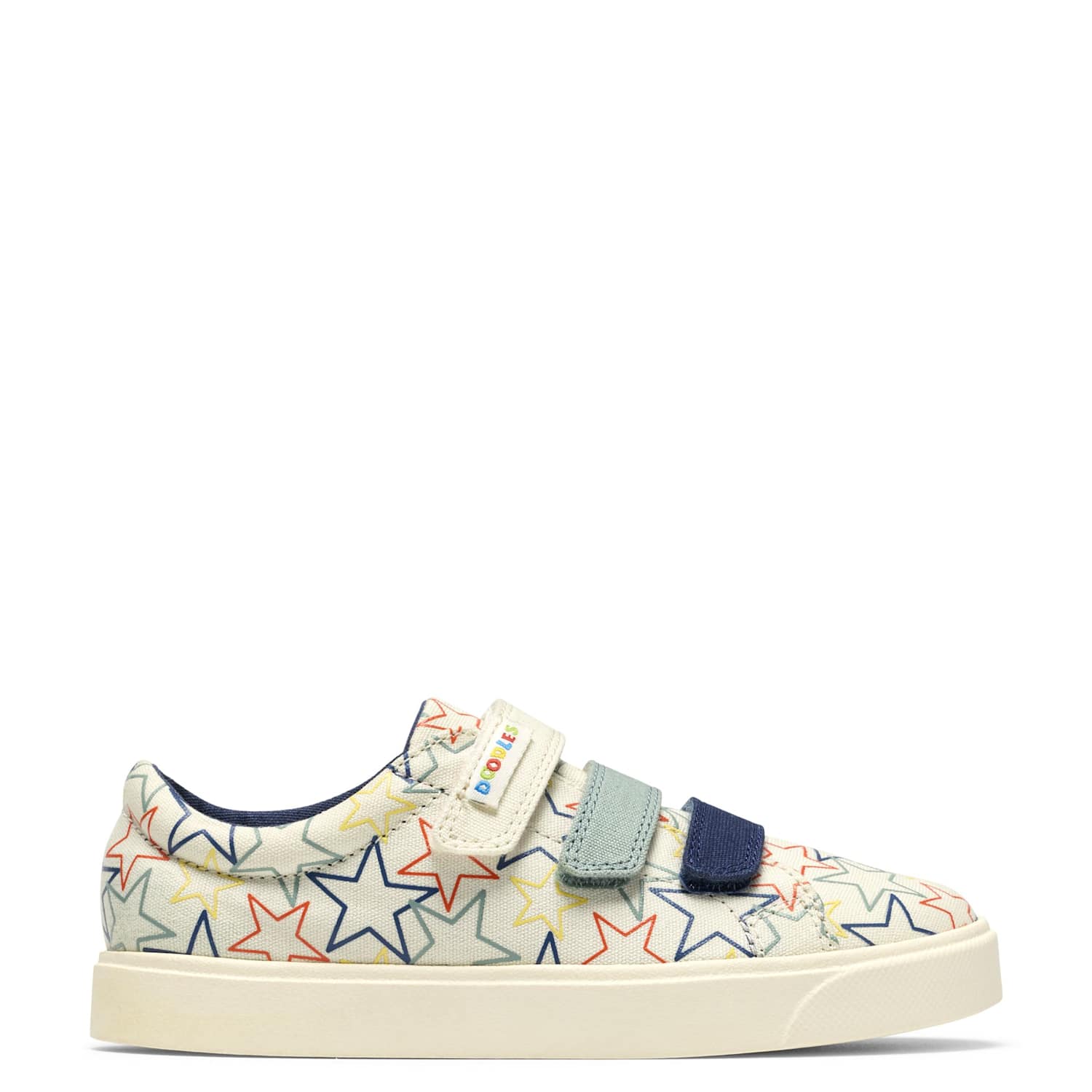 Clarks Boys Canvas Riptape Trainers (7 Small - 12.5 Small) - Multi - Available at M&S