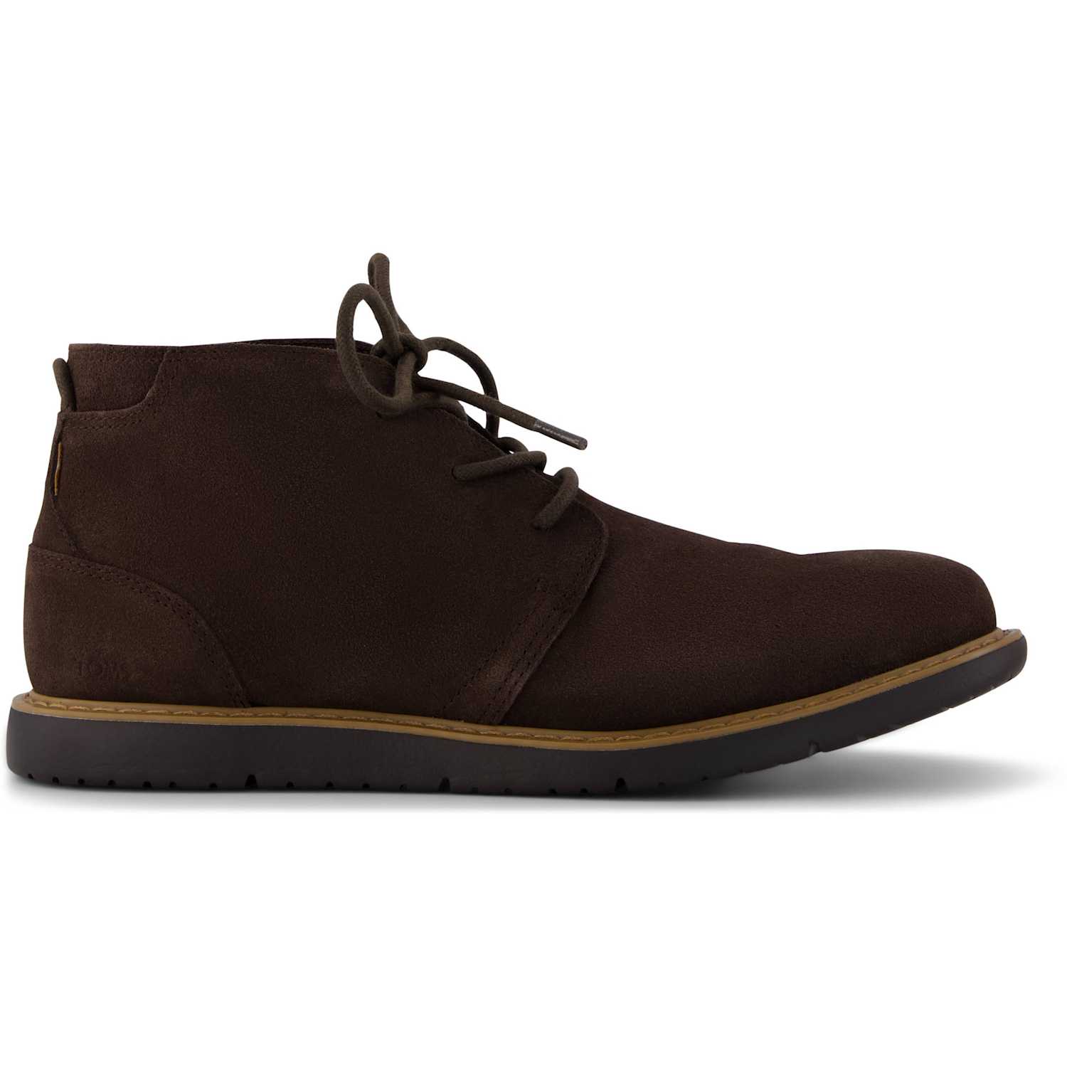 Toms Men's Suede Casual Boots - 11 - Dark Brown - Available at M&S