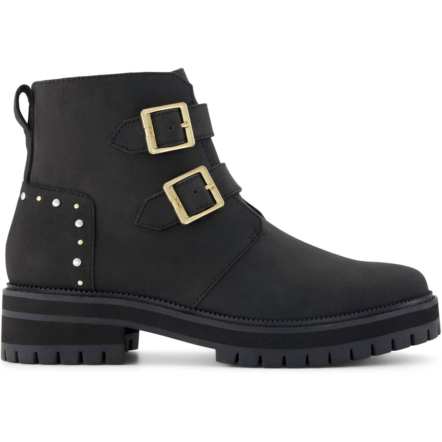 Toms Women's Suede Buckle Block Heel Ankle Boots - 6 - Black - Available at M&S