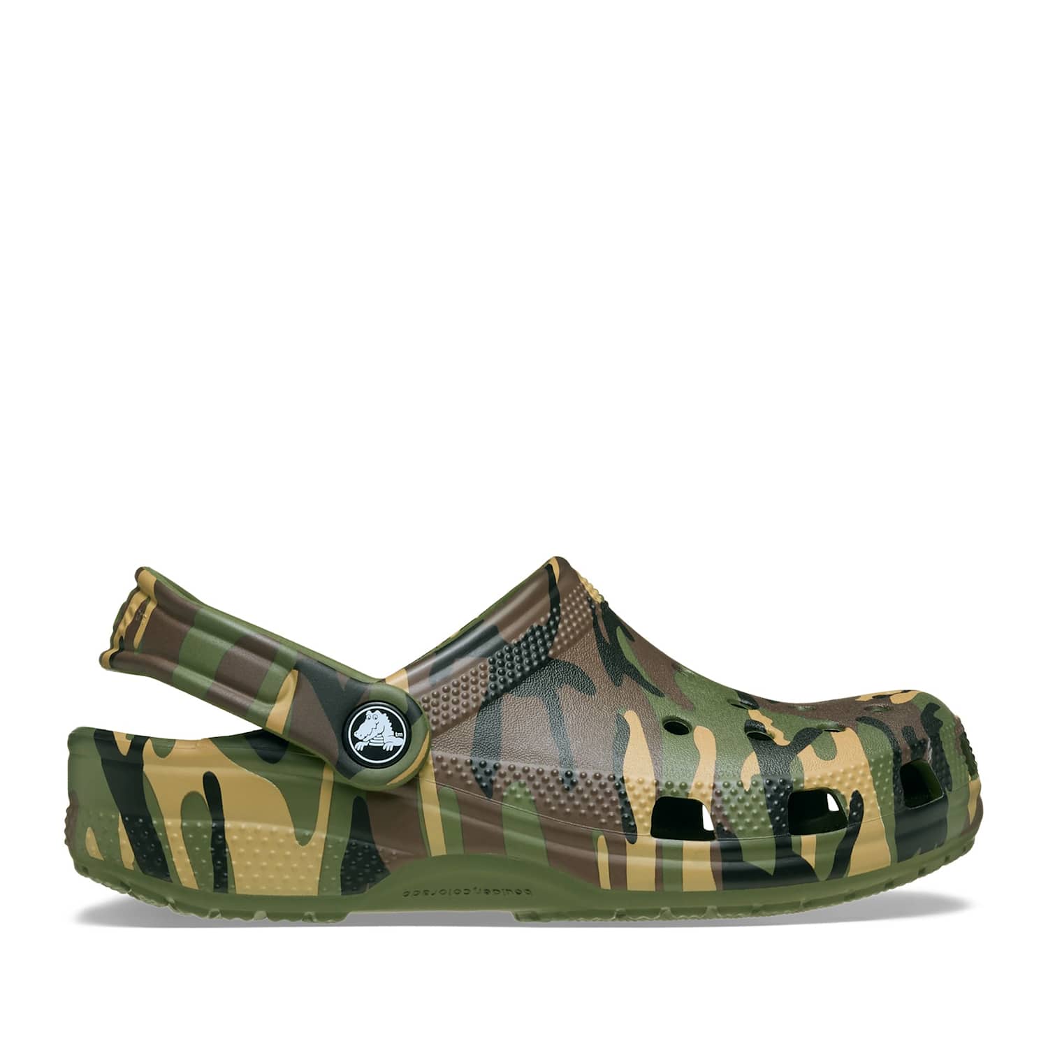 Crocs Boys Classic Camouflage Clogs (11 Small-3 Large) - 11 - Green - Available at M&S