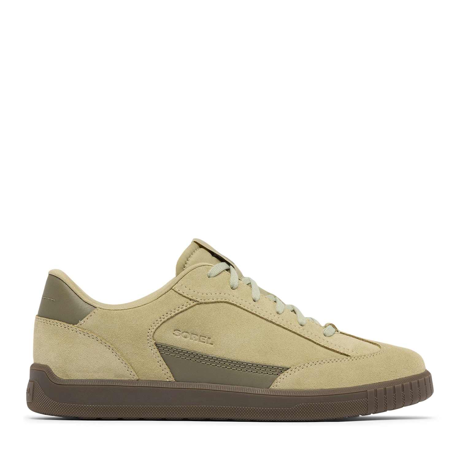 Sorel Men's Ona Drift Leather Trainers - 11 - Green - Available at M&S