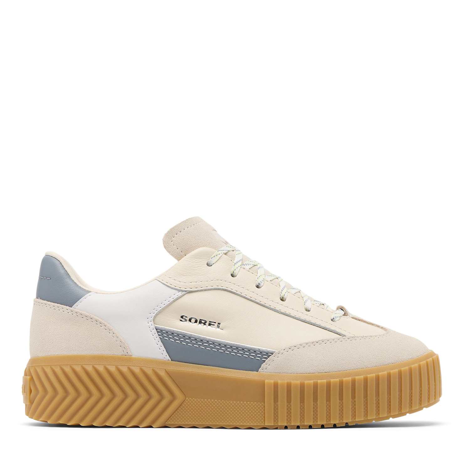 Sorel Women's Ona Ave Leather Trainers - 5 - Beige Mix - Available at M&S