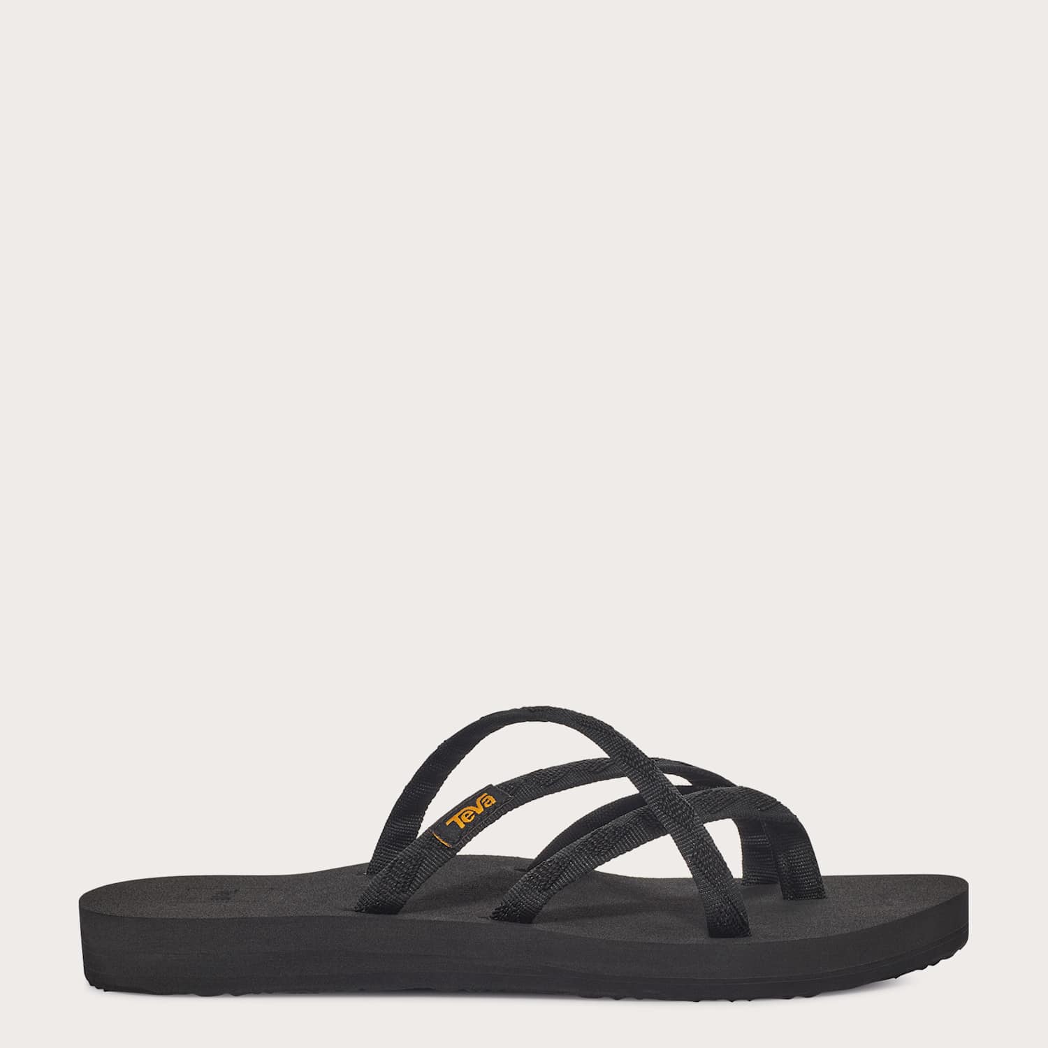 Teva Women's Strappy Flat Flip Flops - 5 - Black Mix - Available at M&S