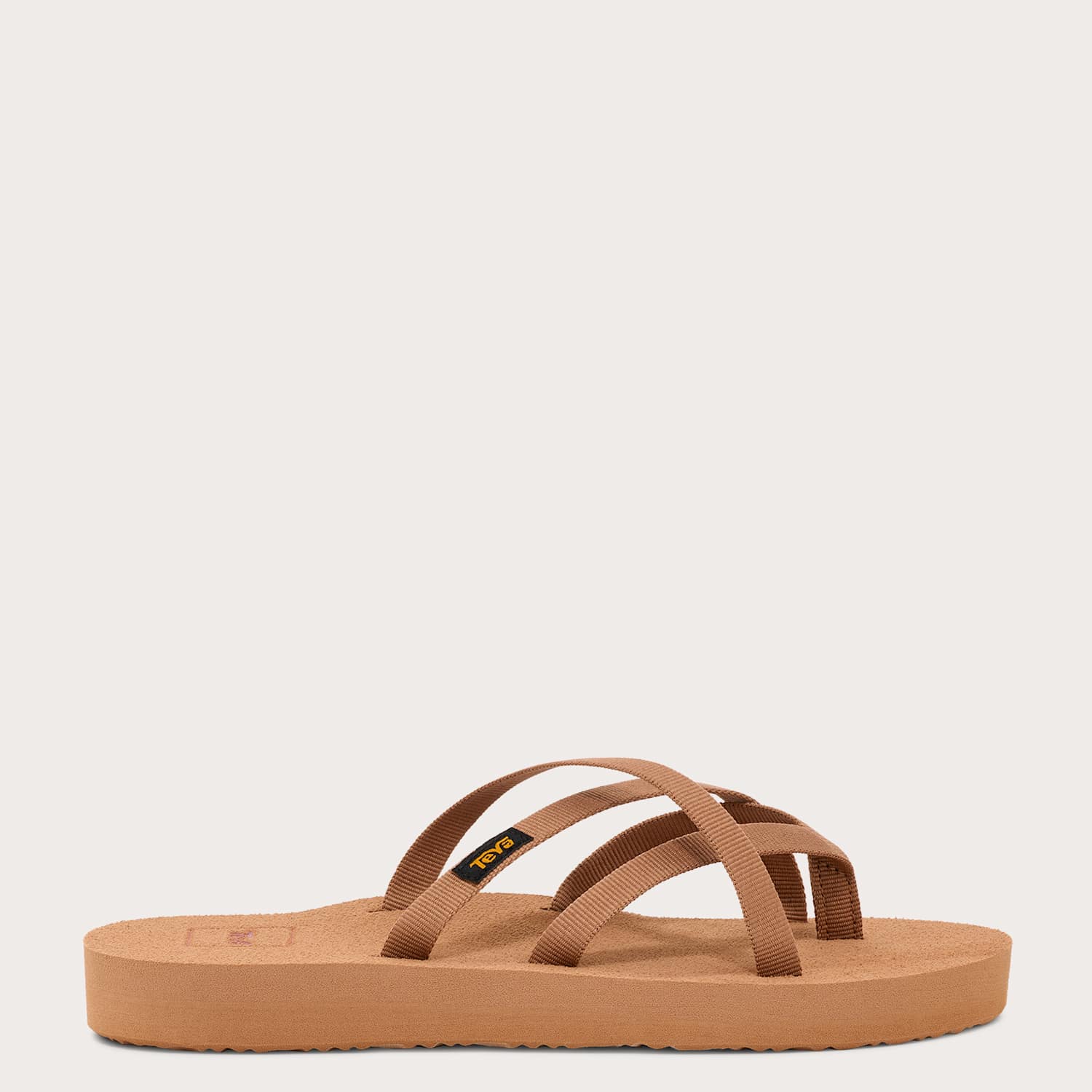 Teva Women's Strappy Flat Flip Flops - 7 - Tan - Available at M&S