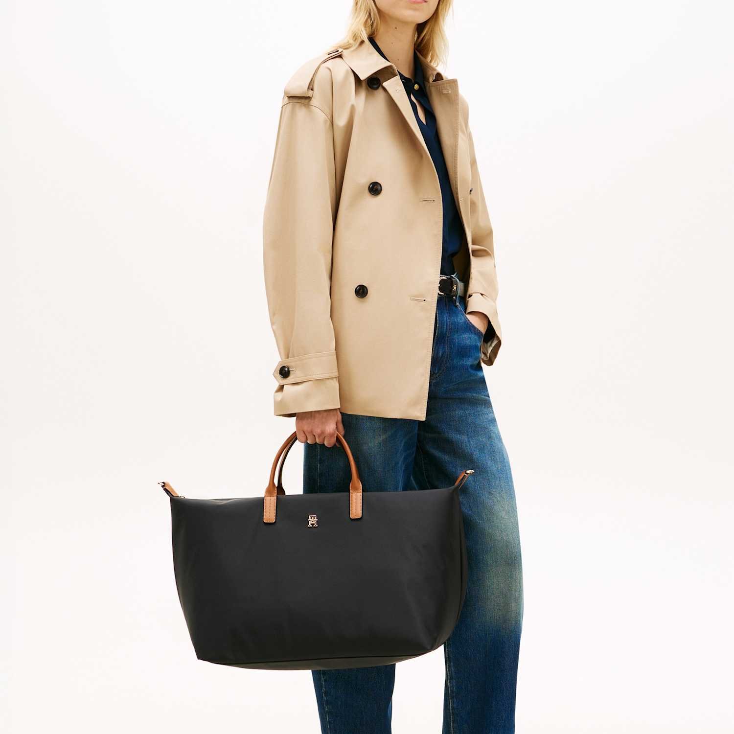 Tommy Hilfiger Women's Popette Weekend Bag - Black - Available at M&S