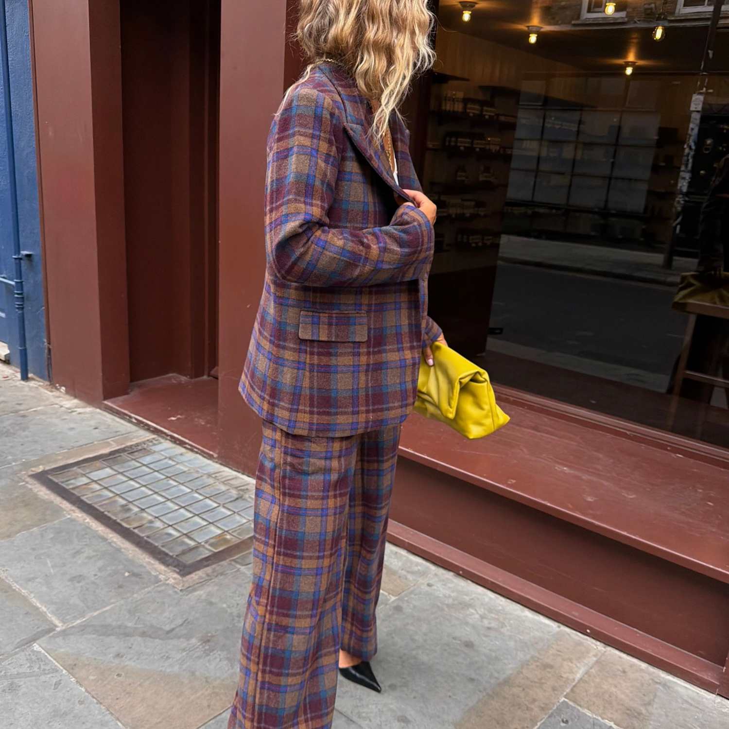 Never Fully Dressed Women's Checked Straight Leg Trousers - 20 - Multi - Available at M&S
