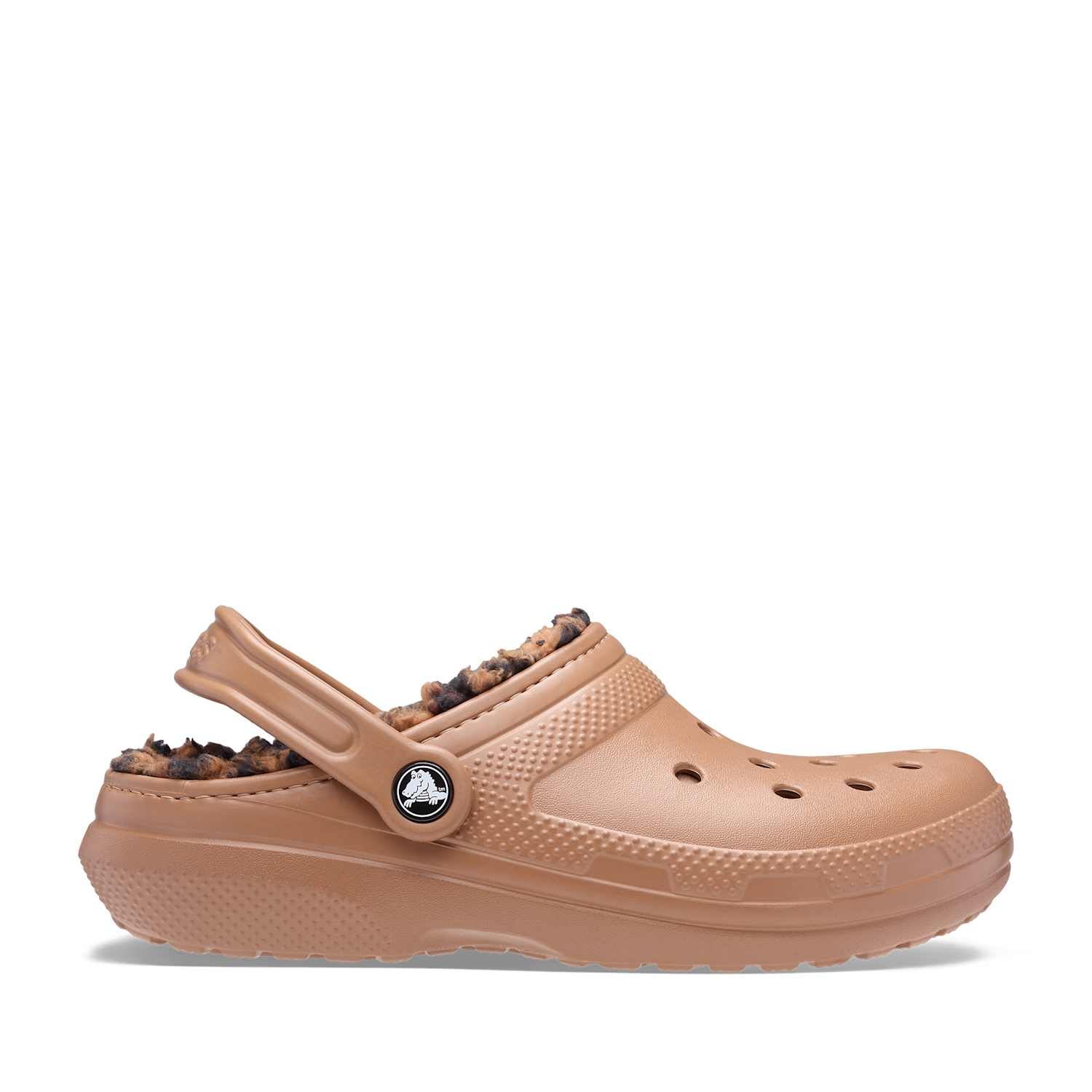 Crocs Women's Regular Fit Lined Slip On Clog Shoes - 8 - Brown - Available at M&S