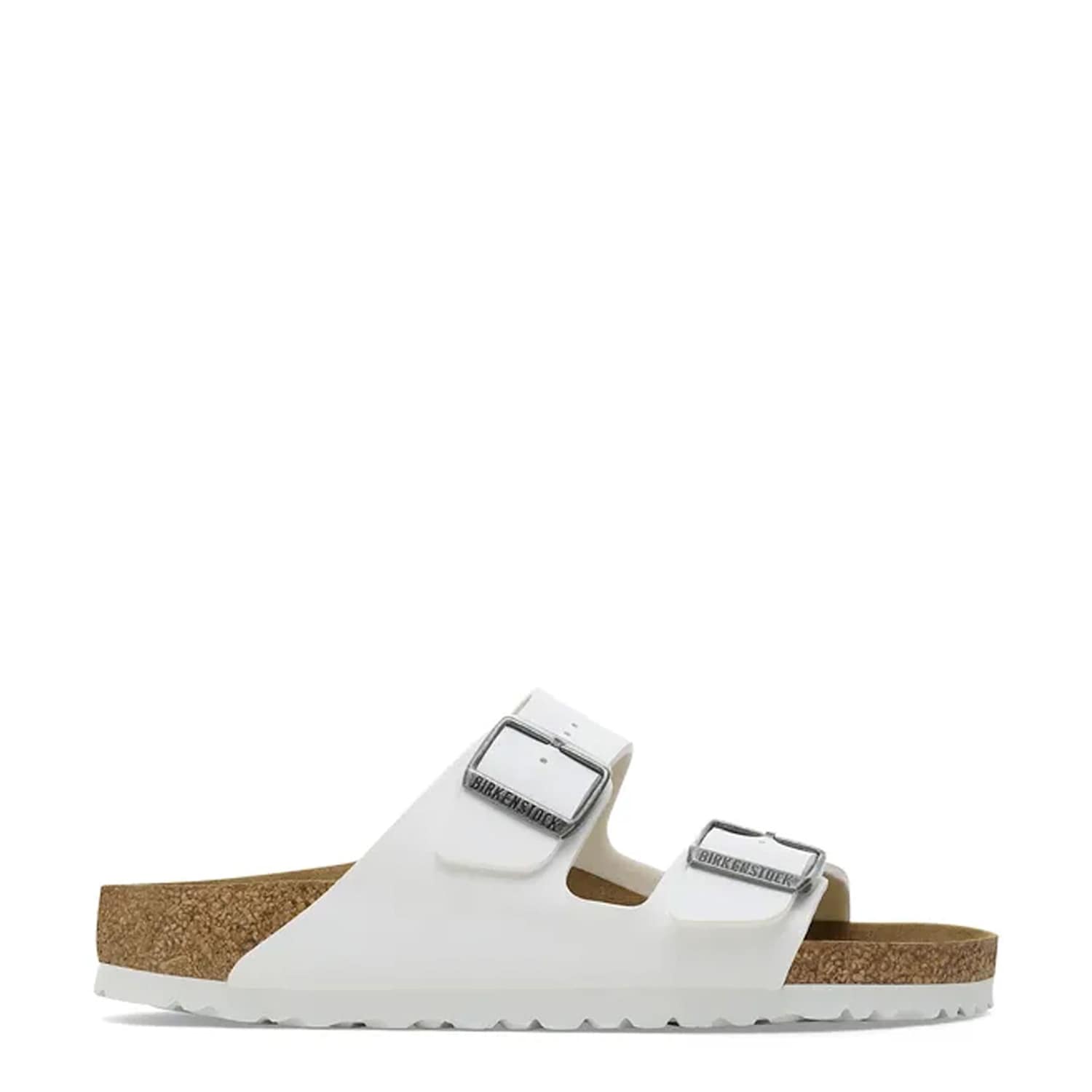 Birkenstock Women's Arizona Metallic Buckle Sandals - 8 - White - Available at M&S