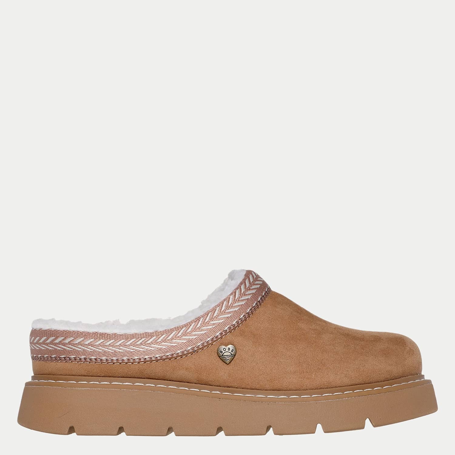 Skechers Women's BOBS Keepsakes Lite - Cozy Fest Slippers - 4 - Brown - Available at M&S