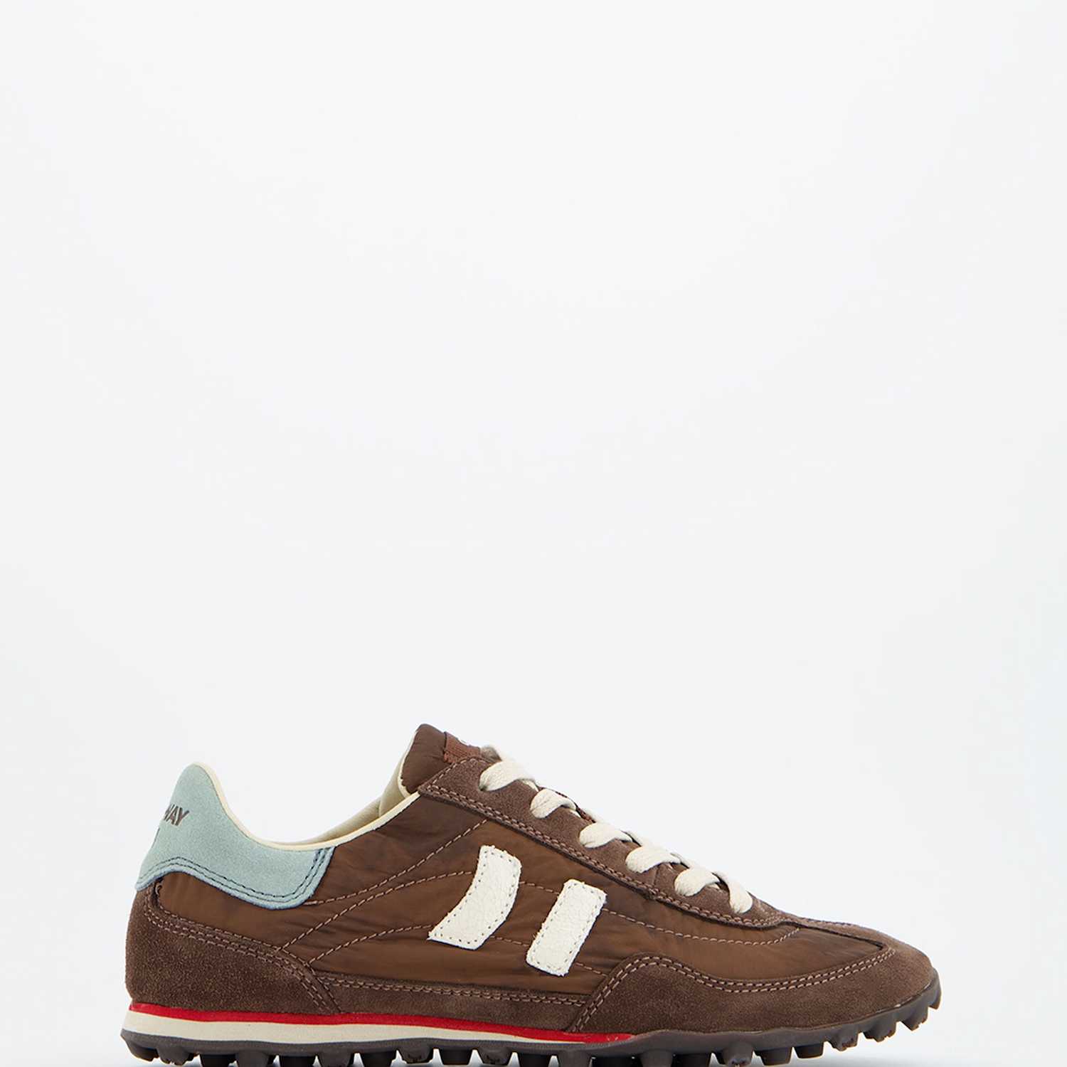 Coolway Women's Cross Retro Low Trainers - 3 - Brown - Available at M&S