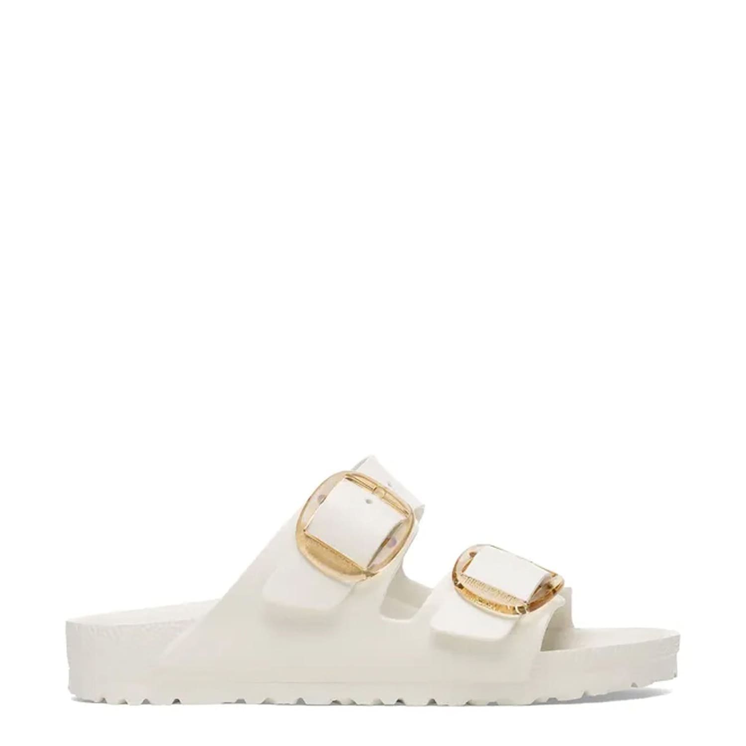 Birkenstock Women's Arizona Buckle Flat Footbed Sandals - 5 - White - Available at M&S