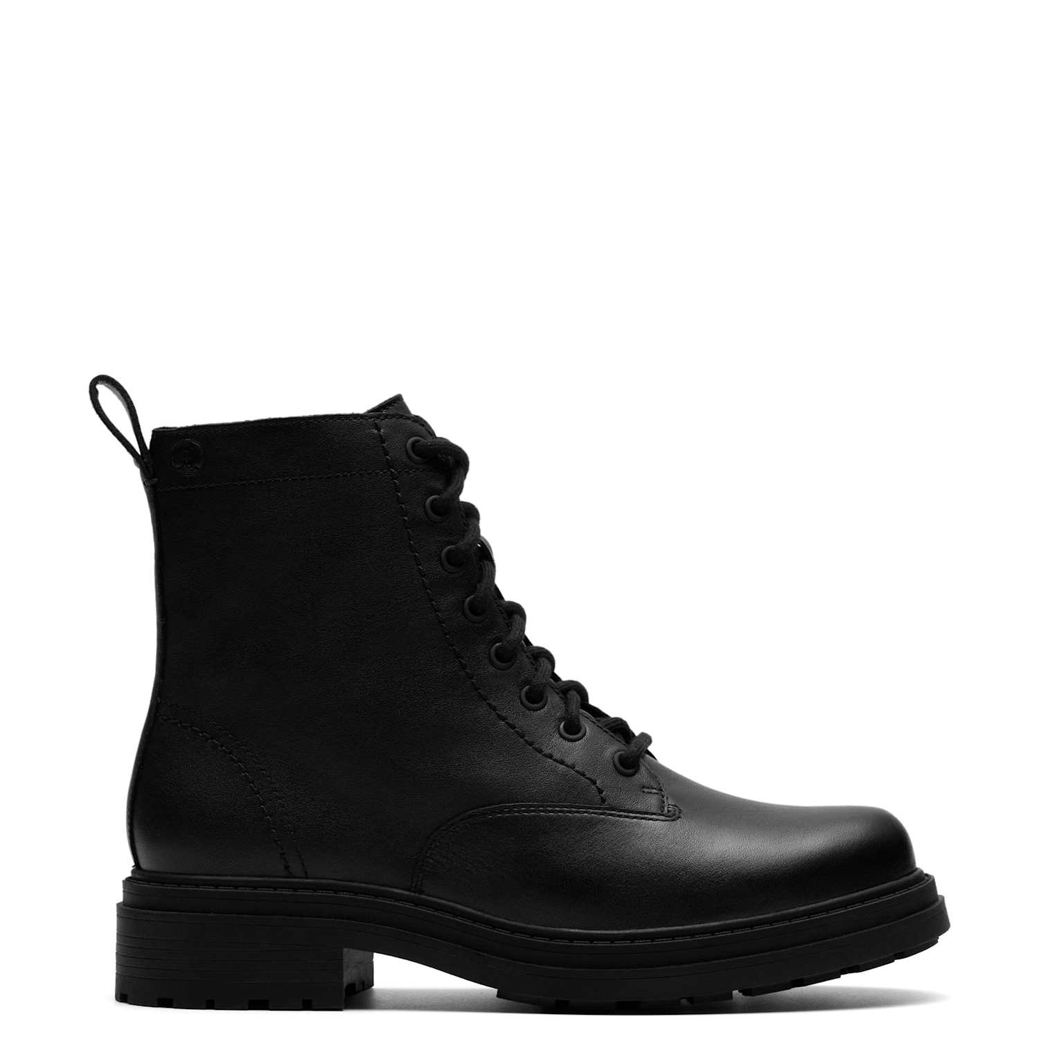 Clarks Women's Leather Lace Up Ankle Boots - 4½ - Black - Available at M&S