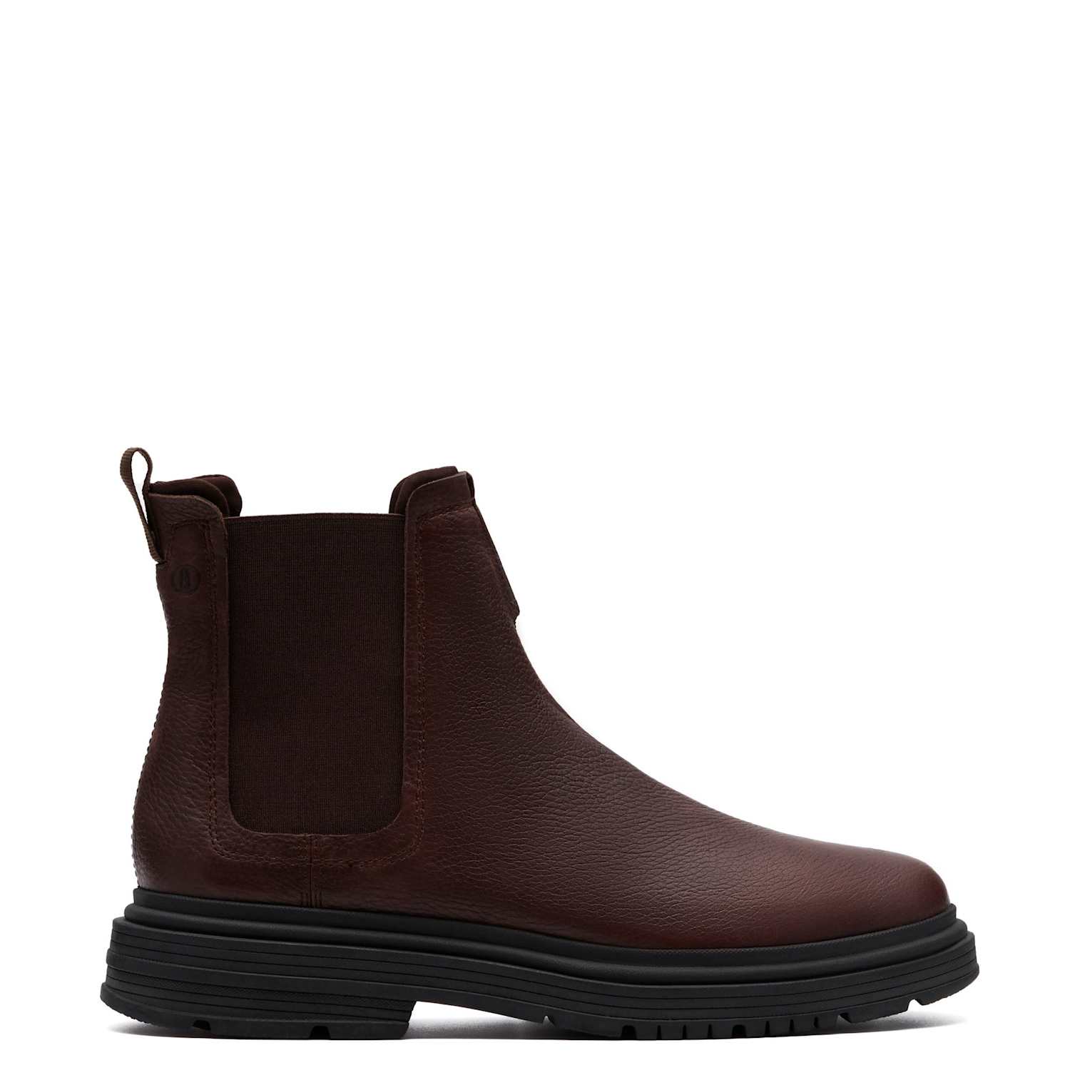 Clarks Men's Leather Pull-On Chelsea Boots - 7 - Brown - Available at M&S